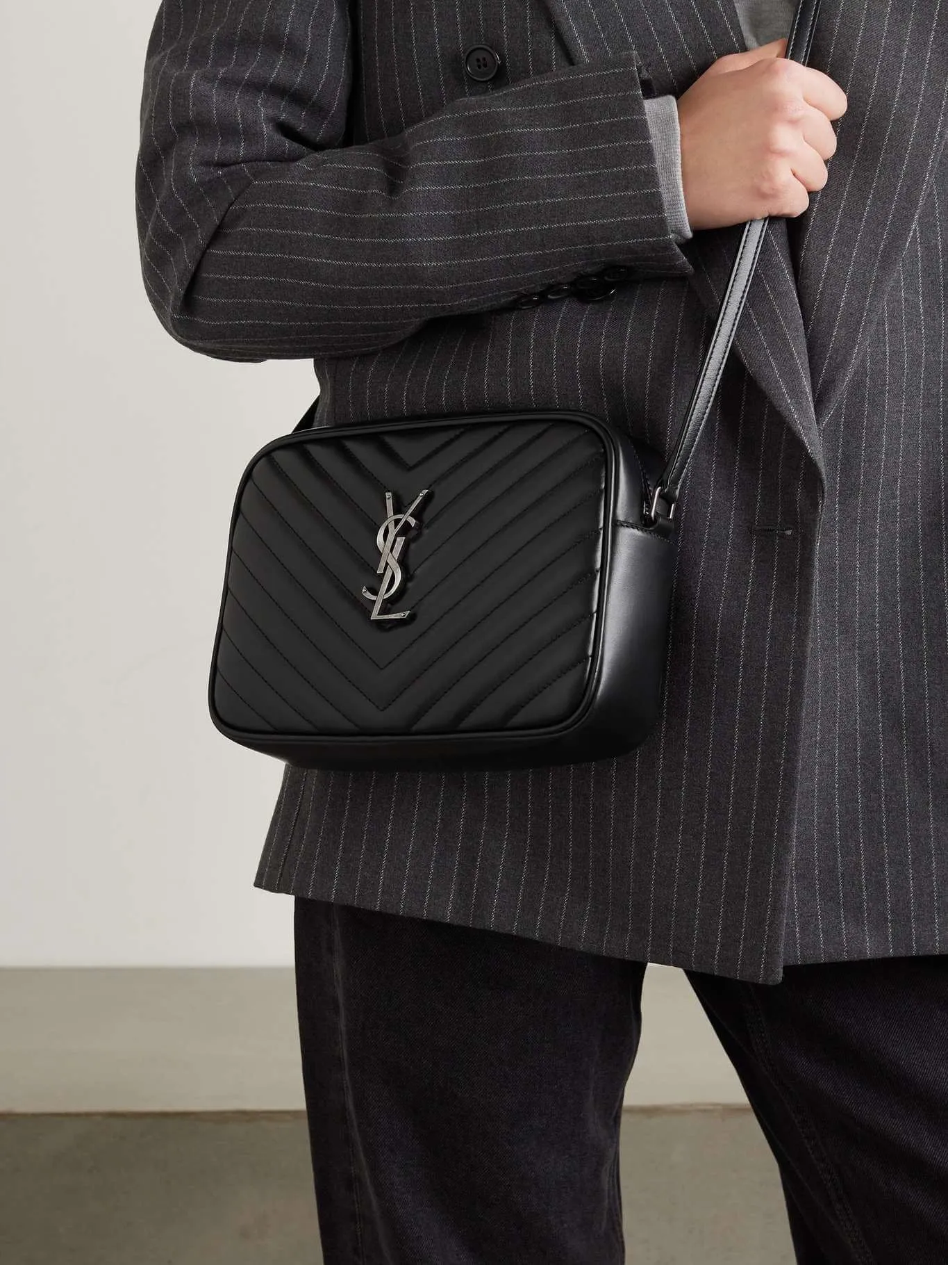 Saint Laurent Lou Matelass Leather Shoulder Bag