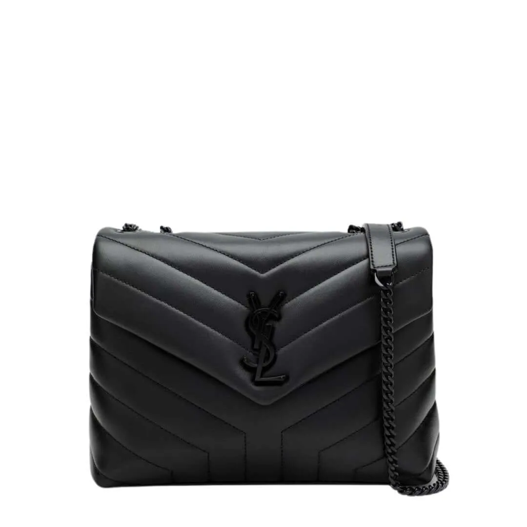 Saint laurent Loulou Shoulder Bag small black blackhardware