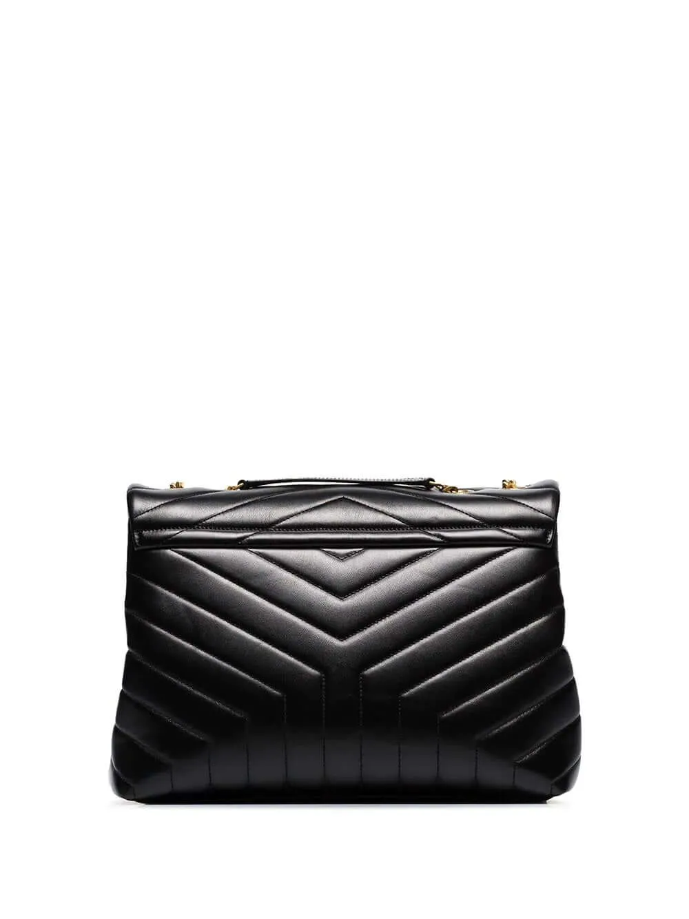 Saint laurent Loulou Shoulder Bag small black gold
