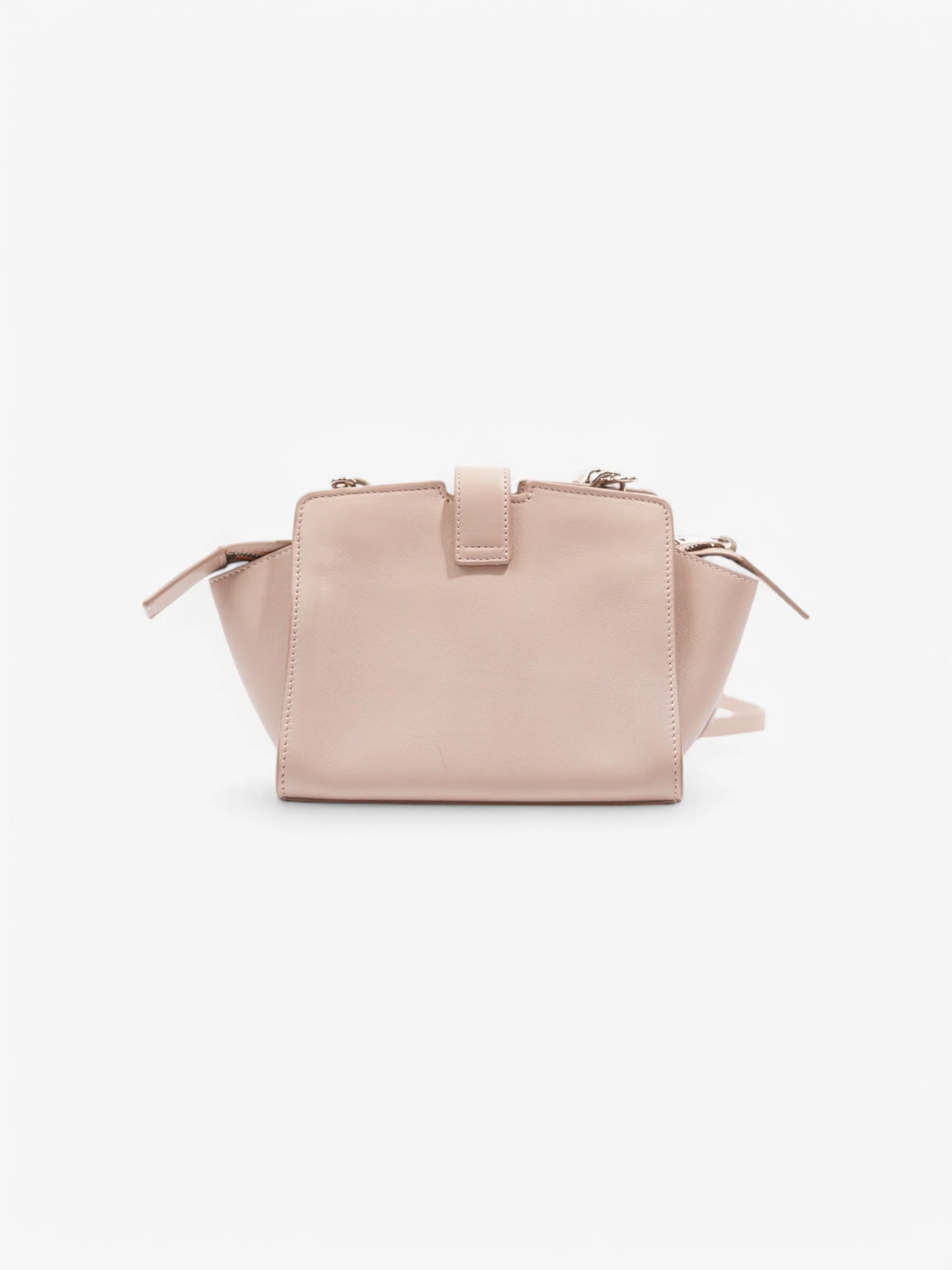 Saint Laurent Mini Downtown Shoulder Nude Calfskin Leather