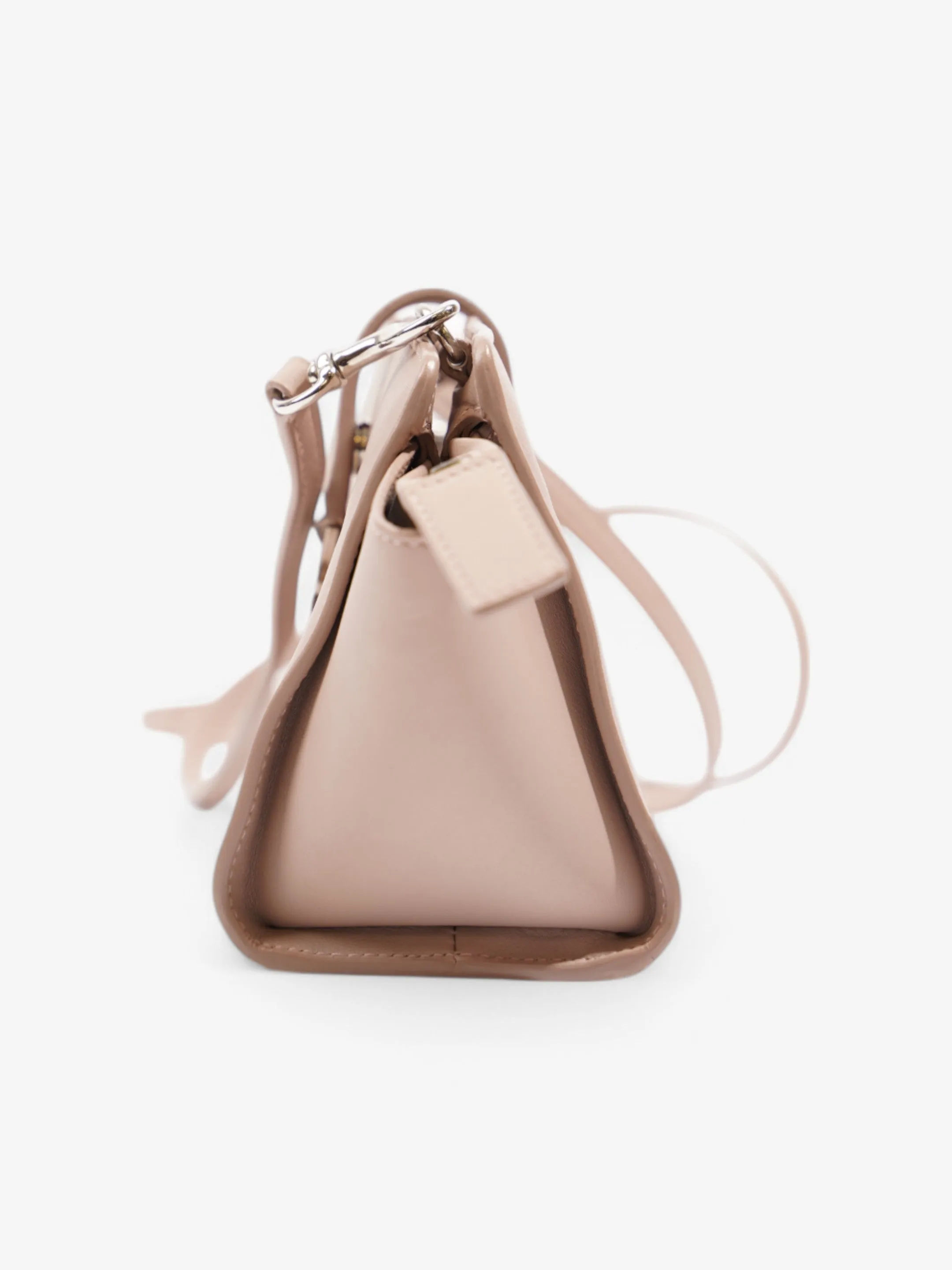 Saint Laurent Mini Downtown Shoulder Nude Calfskin Leather