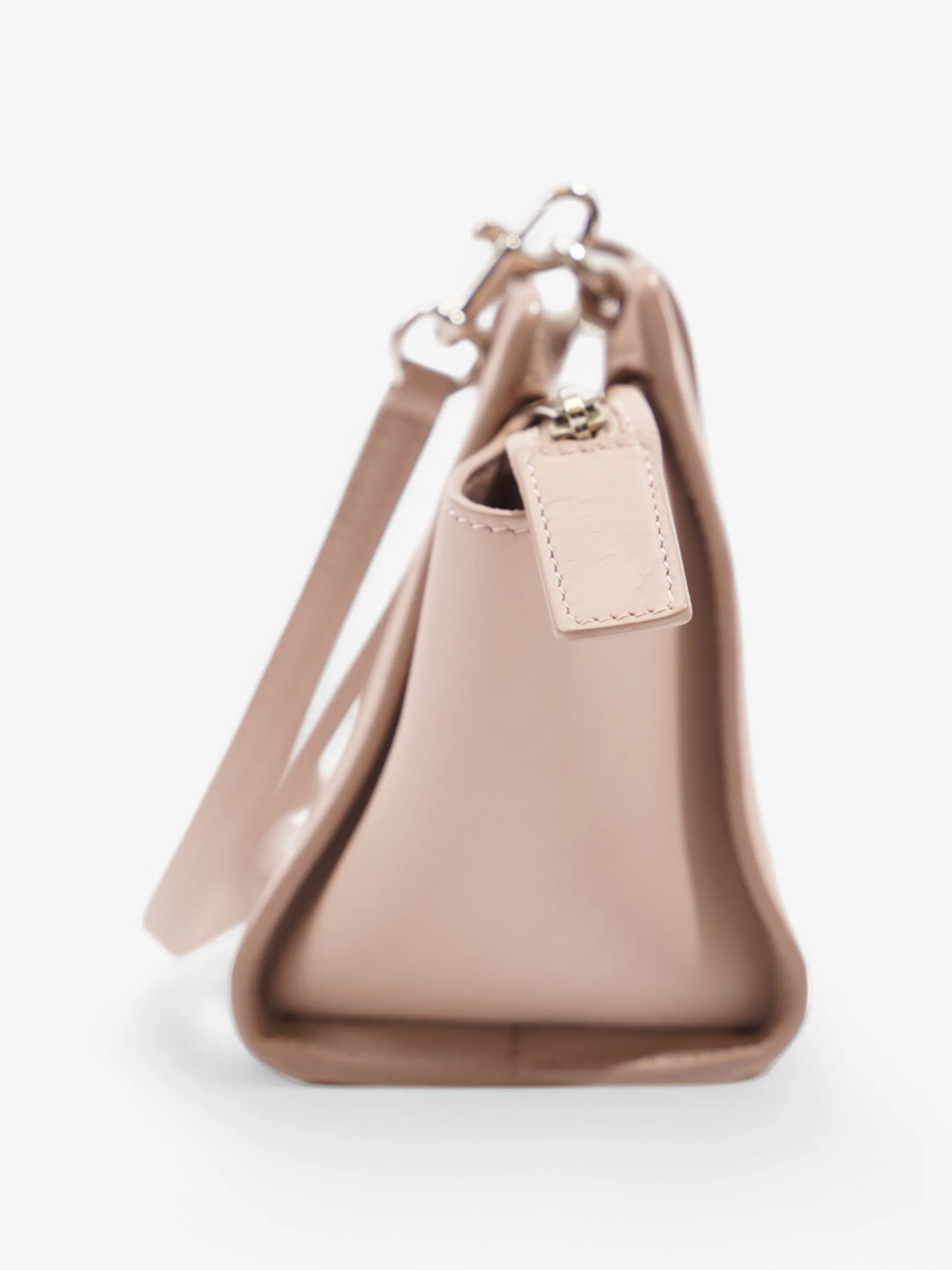 Saint Laurent Mini Downtown Shoulder Nude Calfskin Leather