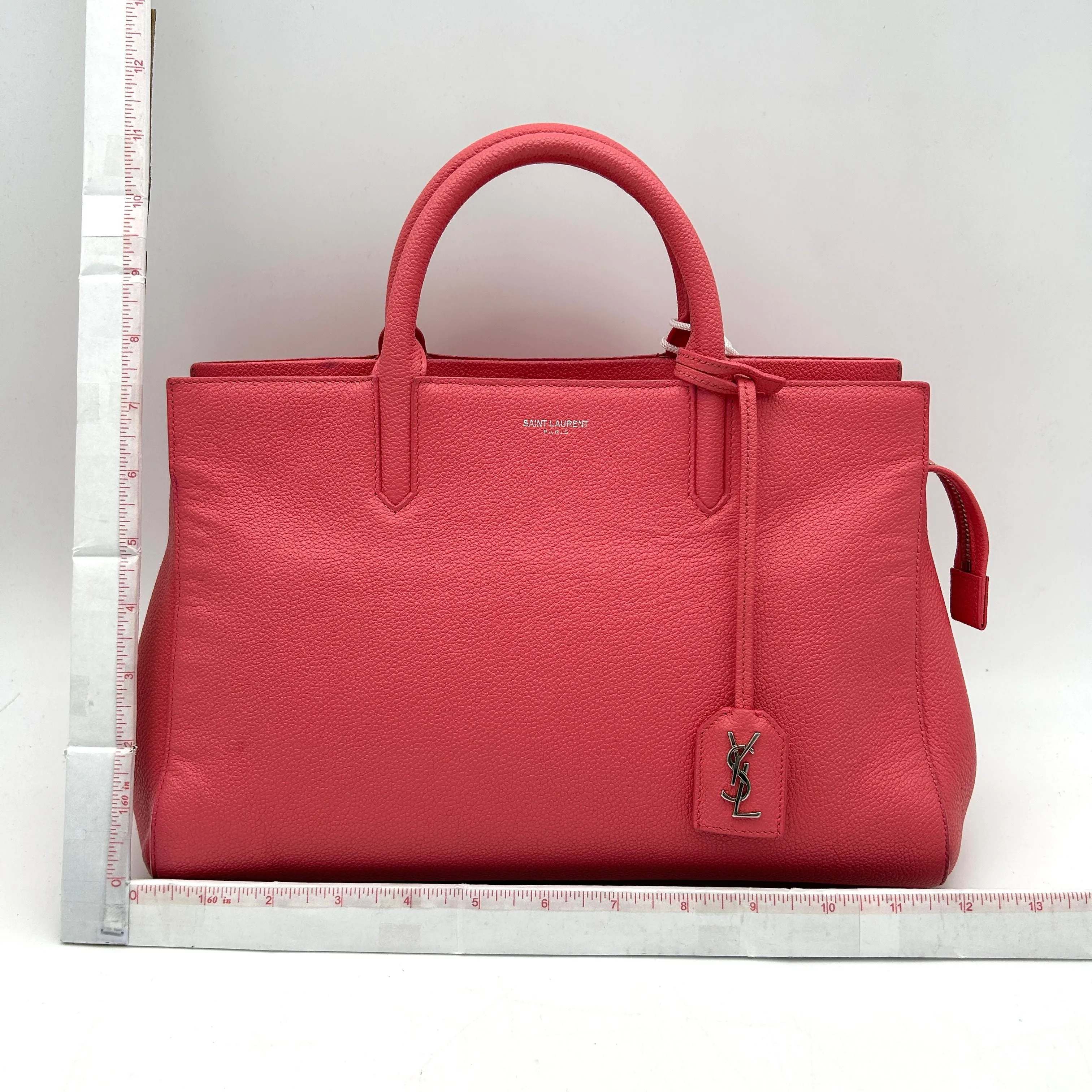 Saint Laurent Small Cabas Rive Gauche Tote - Red Totes, Handbags LA5059
