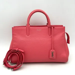 Saint Laurent Small Cabas Rive Gauche Tote - Red Totes, Handbags LA5059