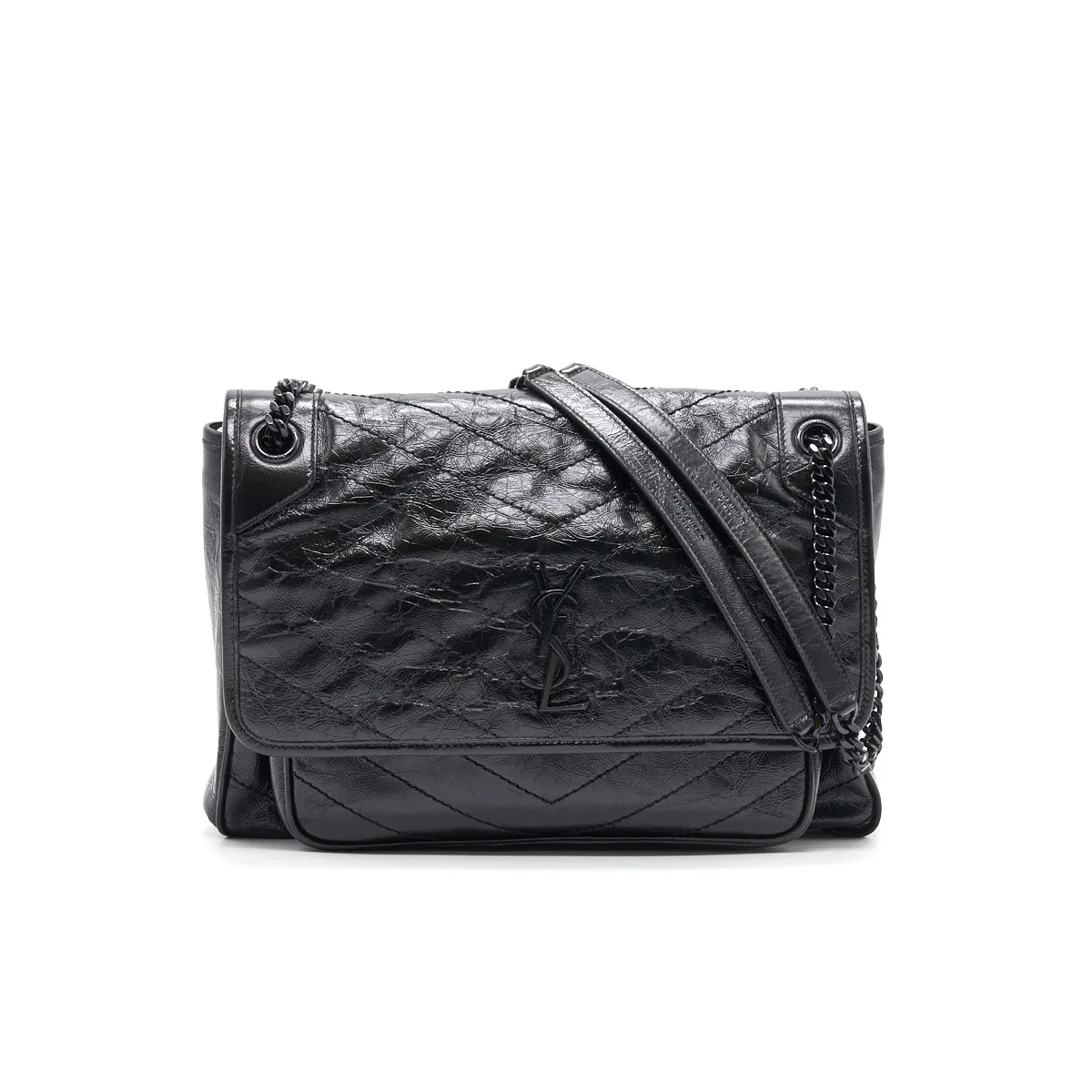 Saint Laurent YSL Niki Black Shoulder Bag