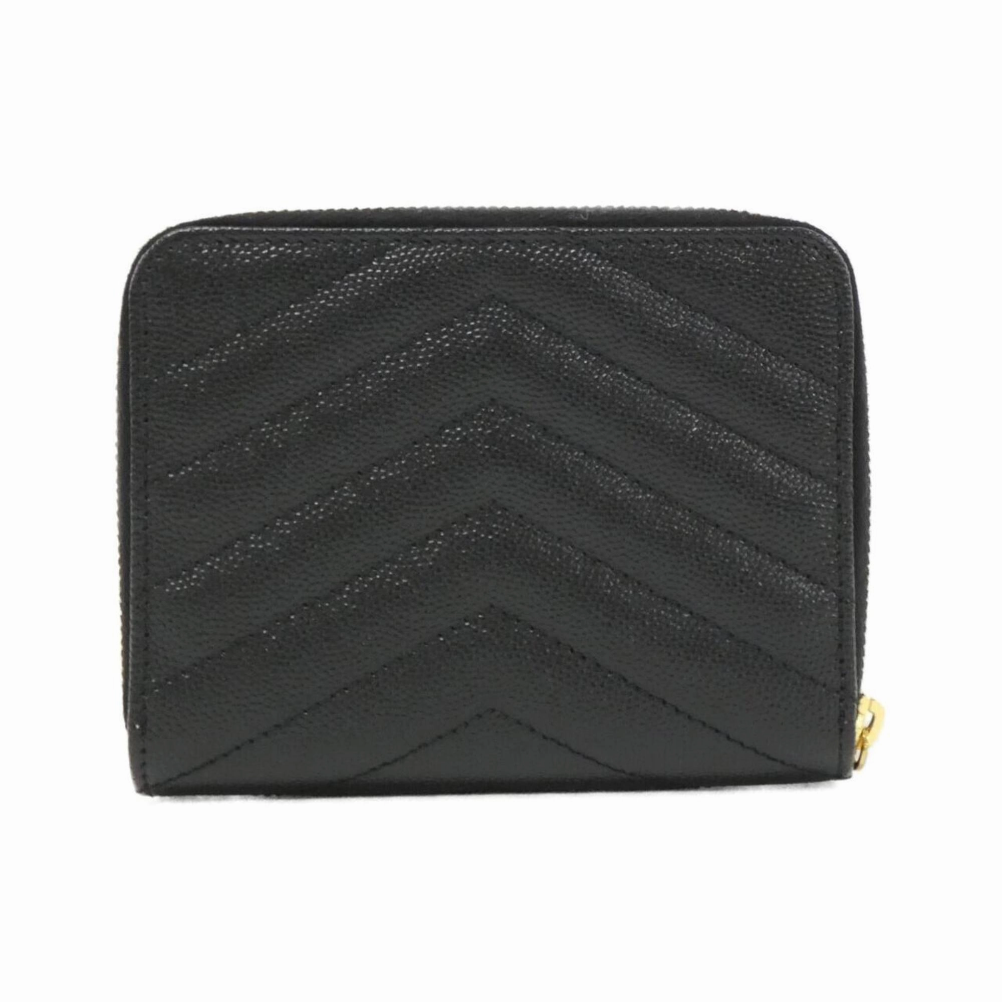 Saint Laurent Leather Coin Purse/Coin Case (Pre-Owned)