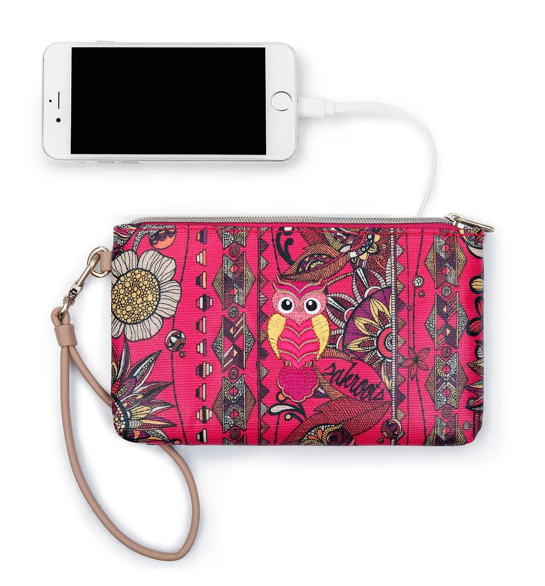 Sakroots Artist Circle Charging Wristlet