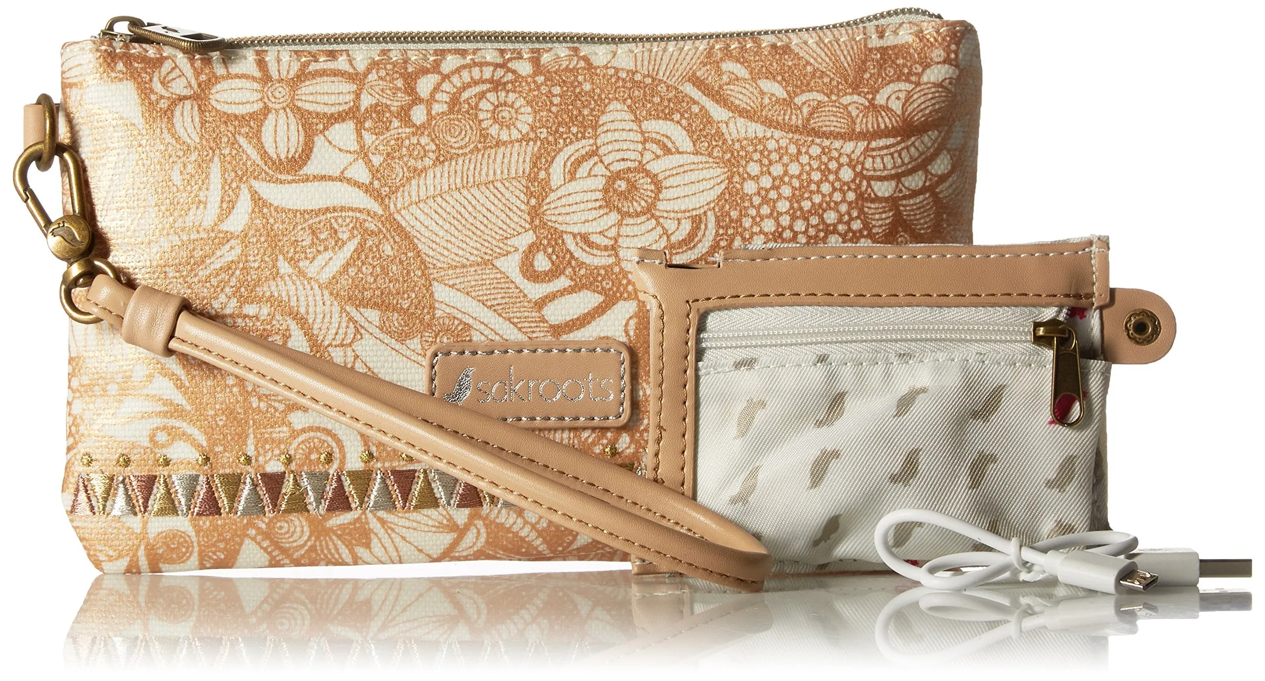 Sakroots Artist Circle Charging Wristlet