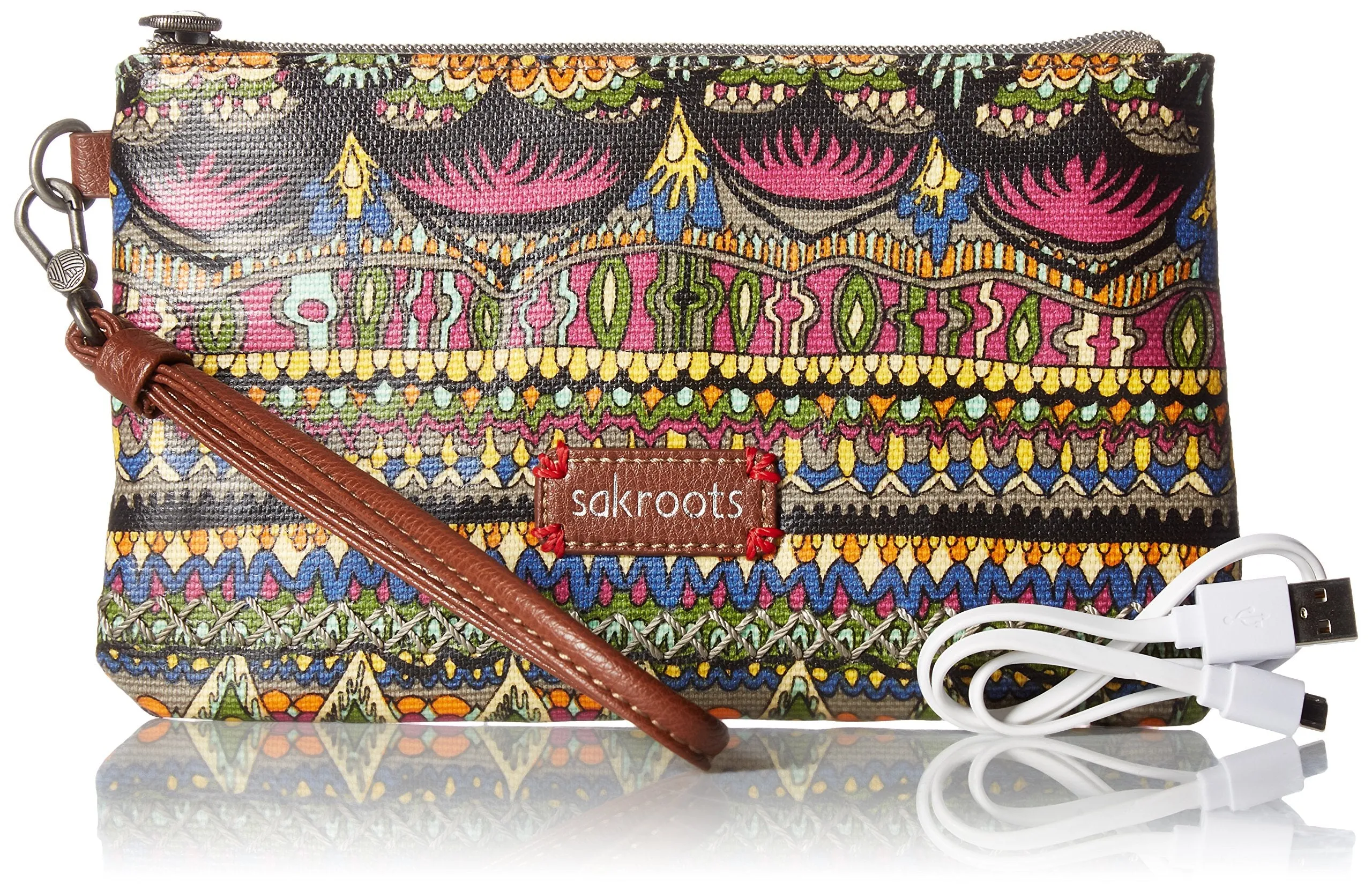 Sakroots Artist Circle Charging Wristlet