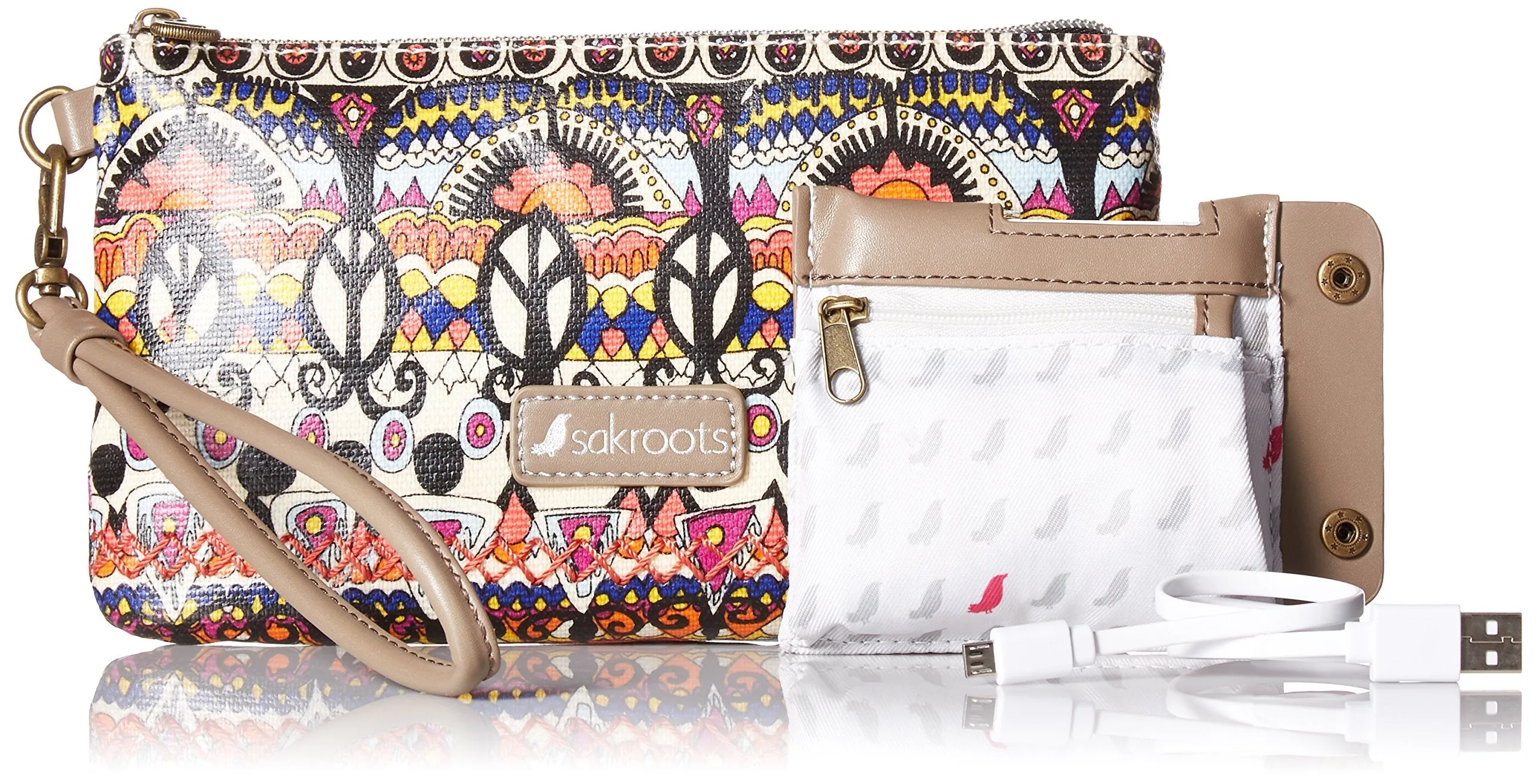 Sakroots Artist Circle Charging Wristlet