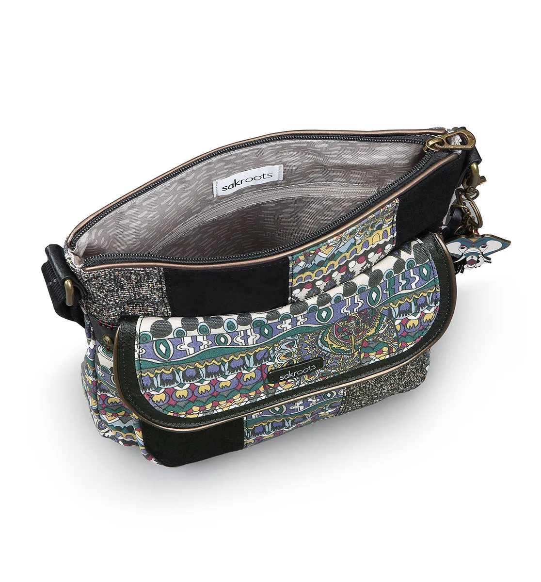 Sakroots Artist Circle Flap Cross-Body Bag