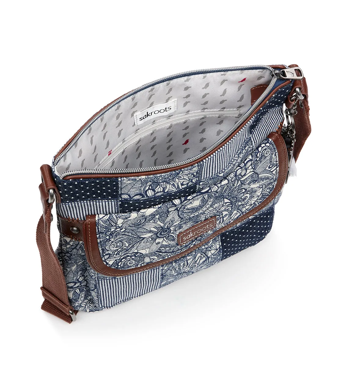 Sakroots Artist Circle Flap Cross-Body Bag