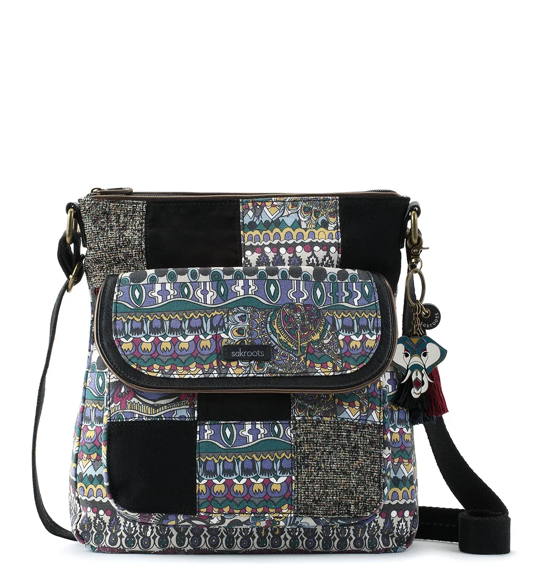 Sakroots Artist Circle Flap Cross-Body Bag