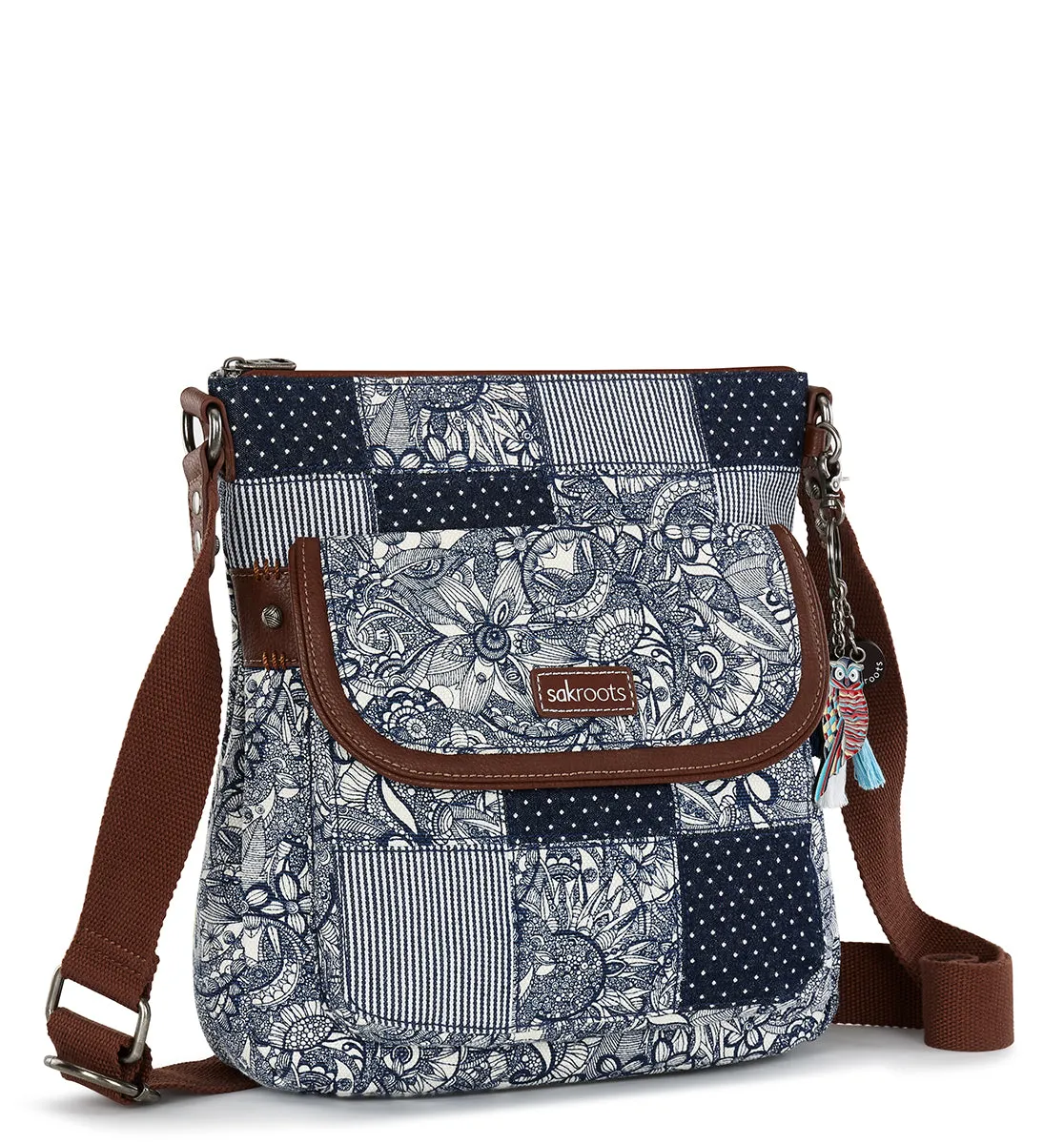 Sakroots Artist Circle Flap Cross-Body Bag