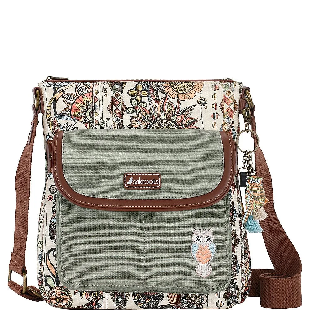 Sakroots Artist Circle Flap Cross-Body Bag