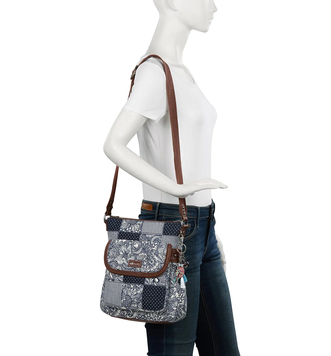 Sakroots Artist Circle Flap Cross-Body Bag