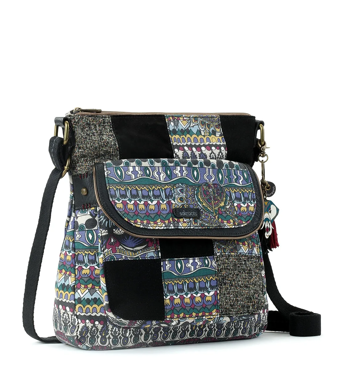 Sakroots Artist Circle Flap Cross-Body Bag