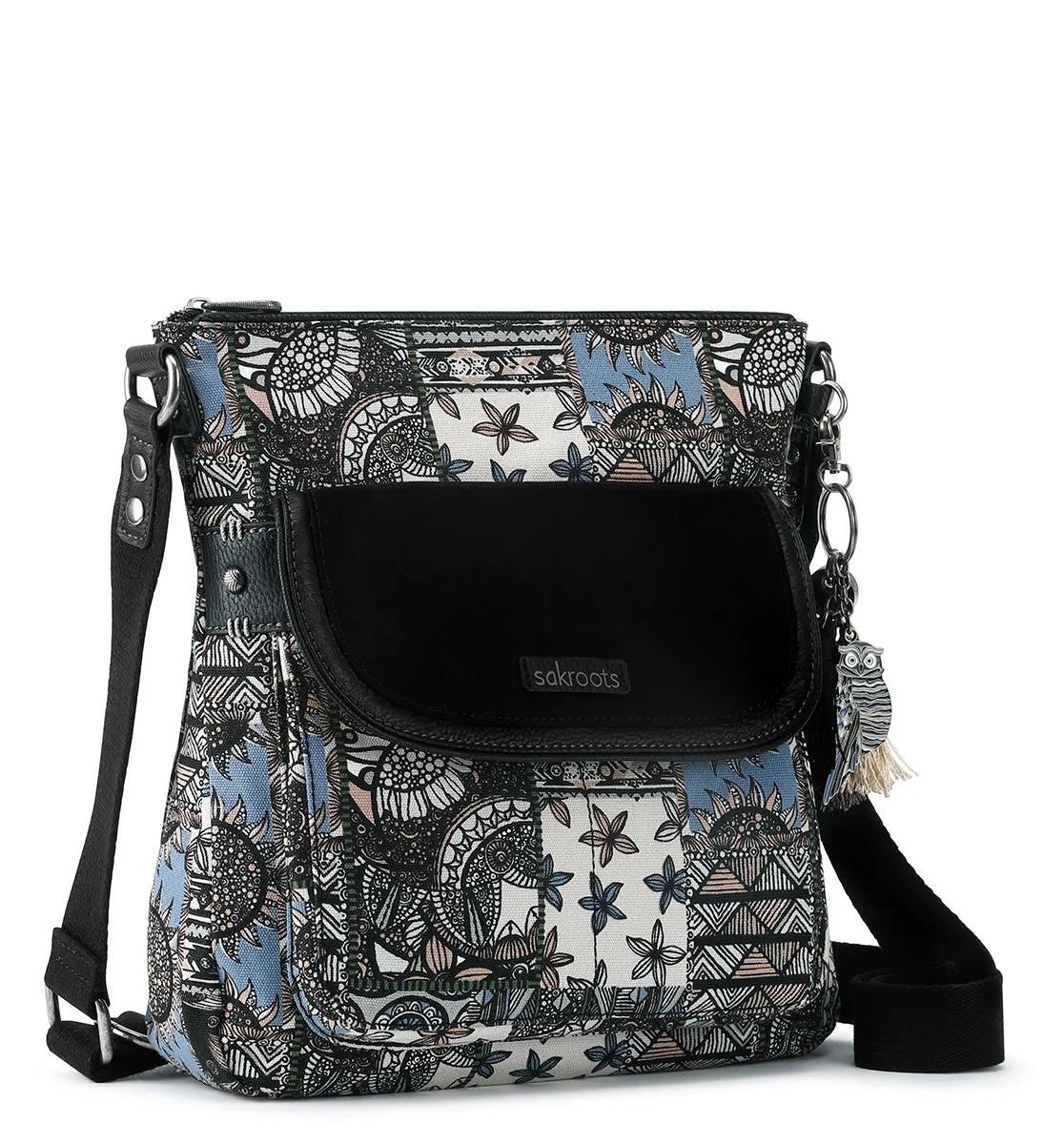Sakroots Artist Circle Flap Cross-Body Bag