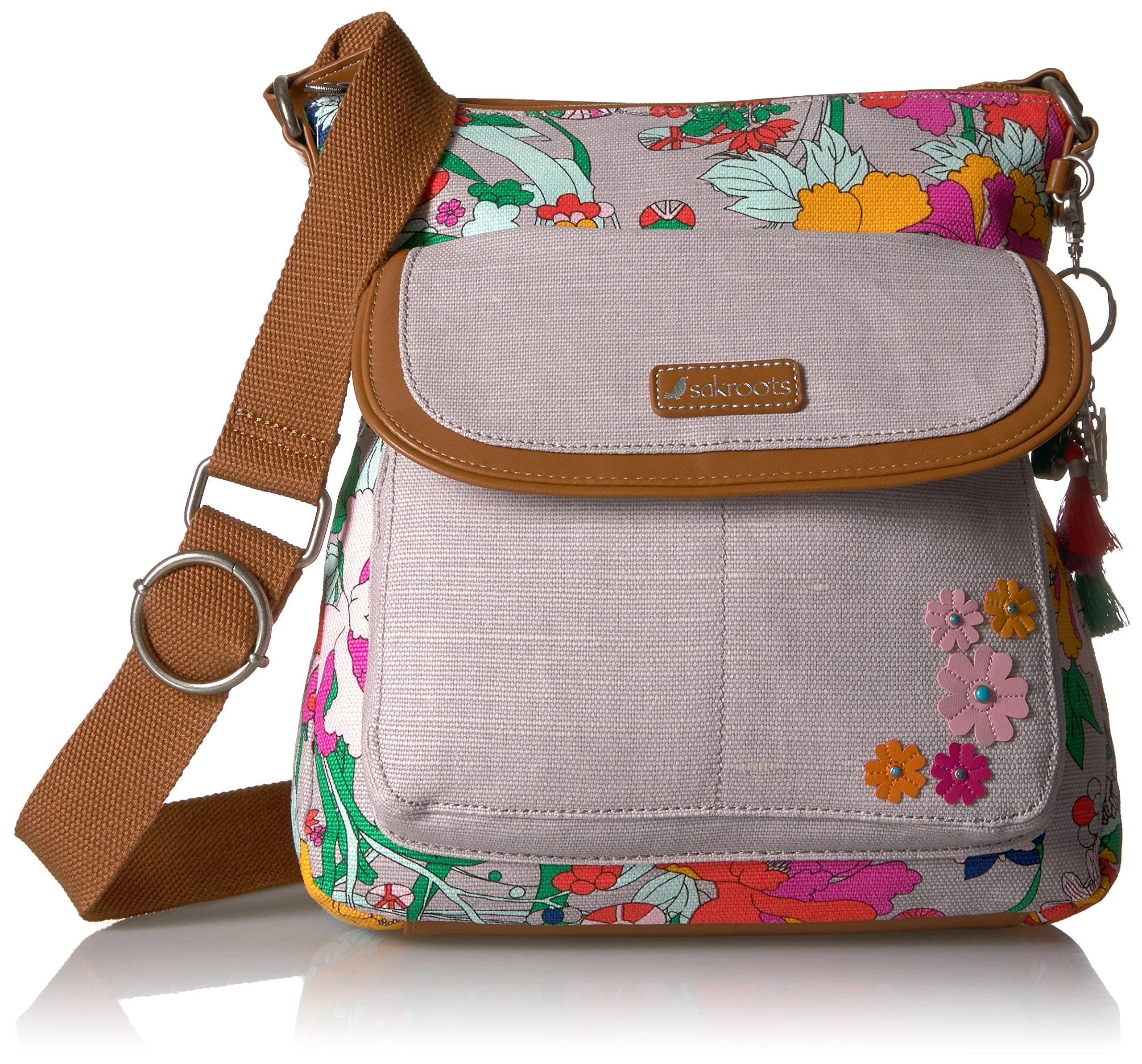 Sakroots Artist Circle Flap Cross-Body Bag