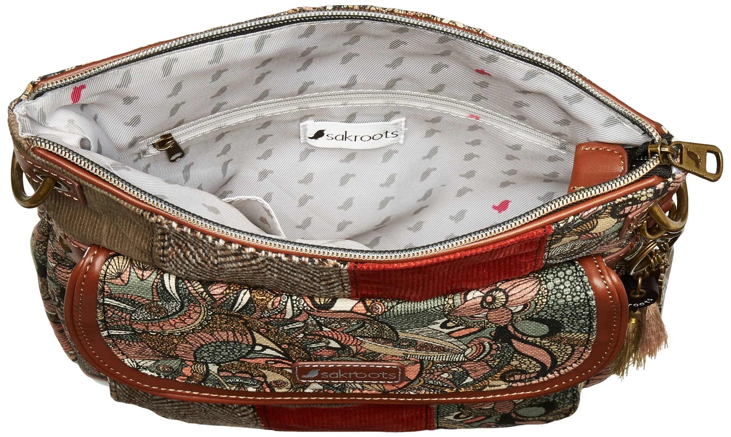 Sakroots Artist Circle Flap Cross-Body Bag