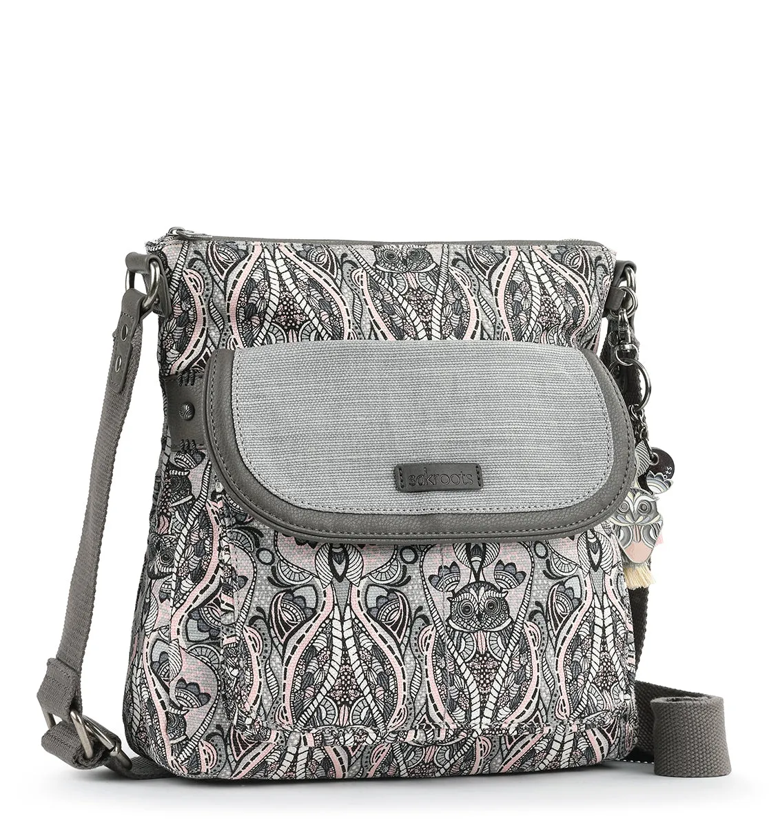 Sakroots Artist Circle Flap Cross-Body Bag