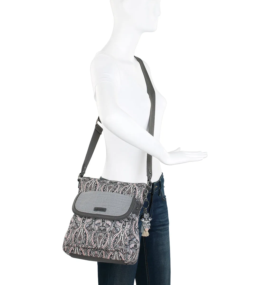 Sakroots Artist Circle Flap Cross-Body Bag