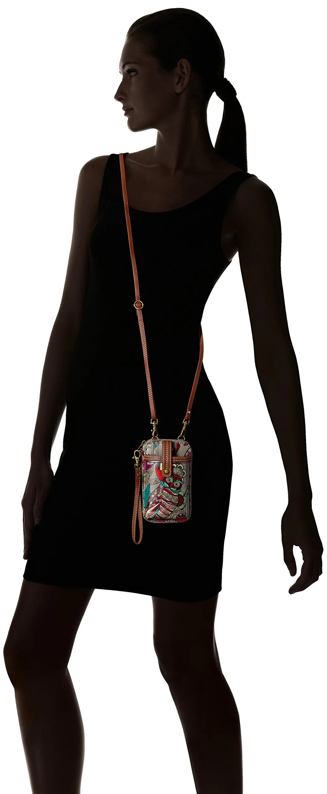 Sakroots Artist Circle Smartphone Wristlet Convertible Cross Body Bag