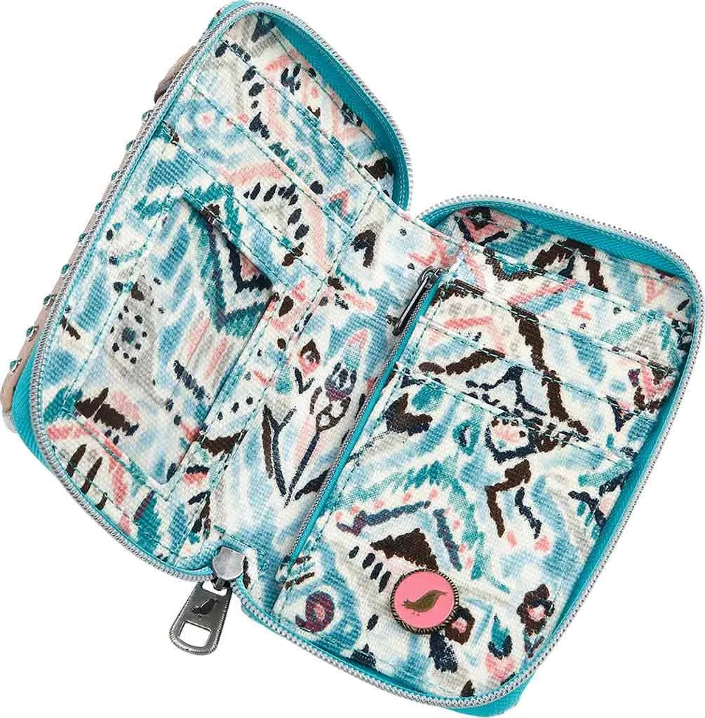 Sakroots Artist Circle Smartphone Wristlet Convertible Cross Body Bag