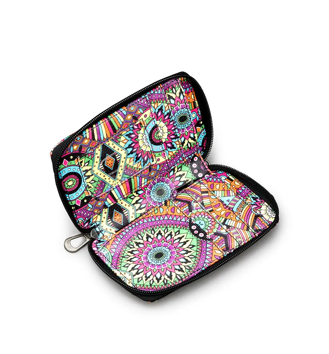 Sakroots Artist Circle Smartphone Wristlet Convertible Cross Body Bag