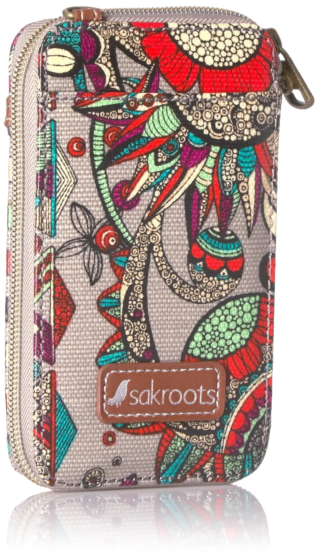 Sakroots Artist Circle Smartphone Wristlet Convertible Cross Body Bag