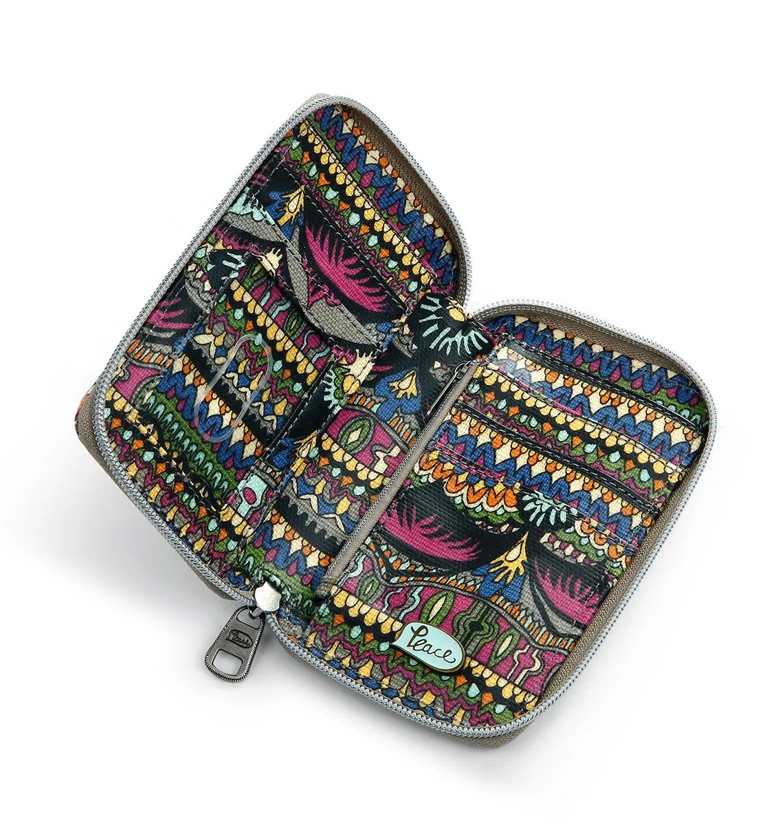 Sakroots Artist Circle Smartphone Wristlet Convertible Cross Body Bag