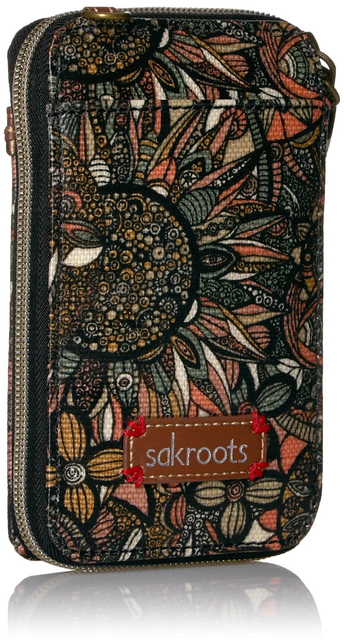 Sakroots Artist Circle Smartphone Wristlet Convertible Cross Body Bag