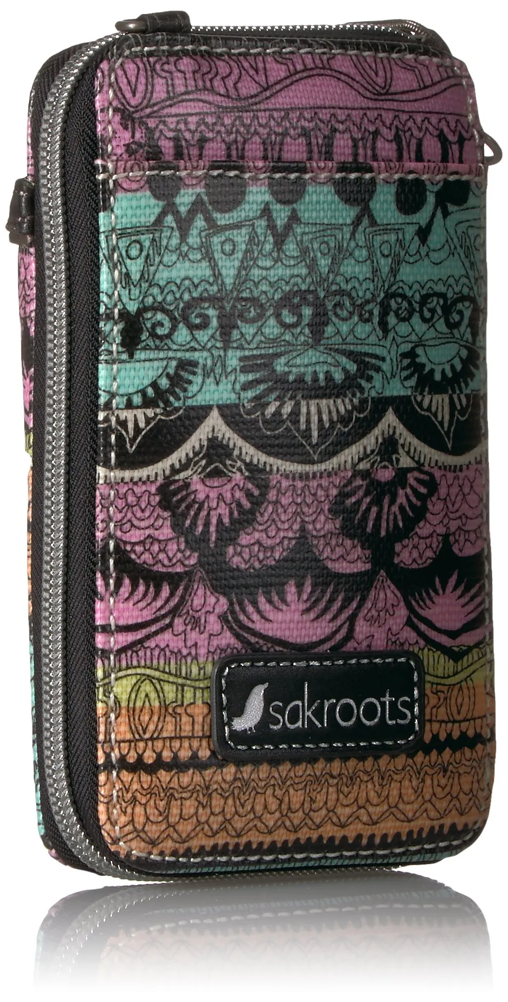 Sakroots Artist Circle Smartphone Wristlet Convertible Cross Body Bag