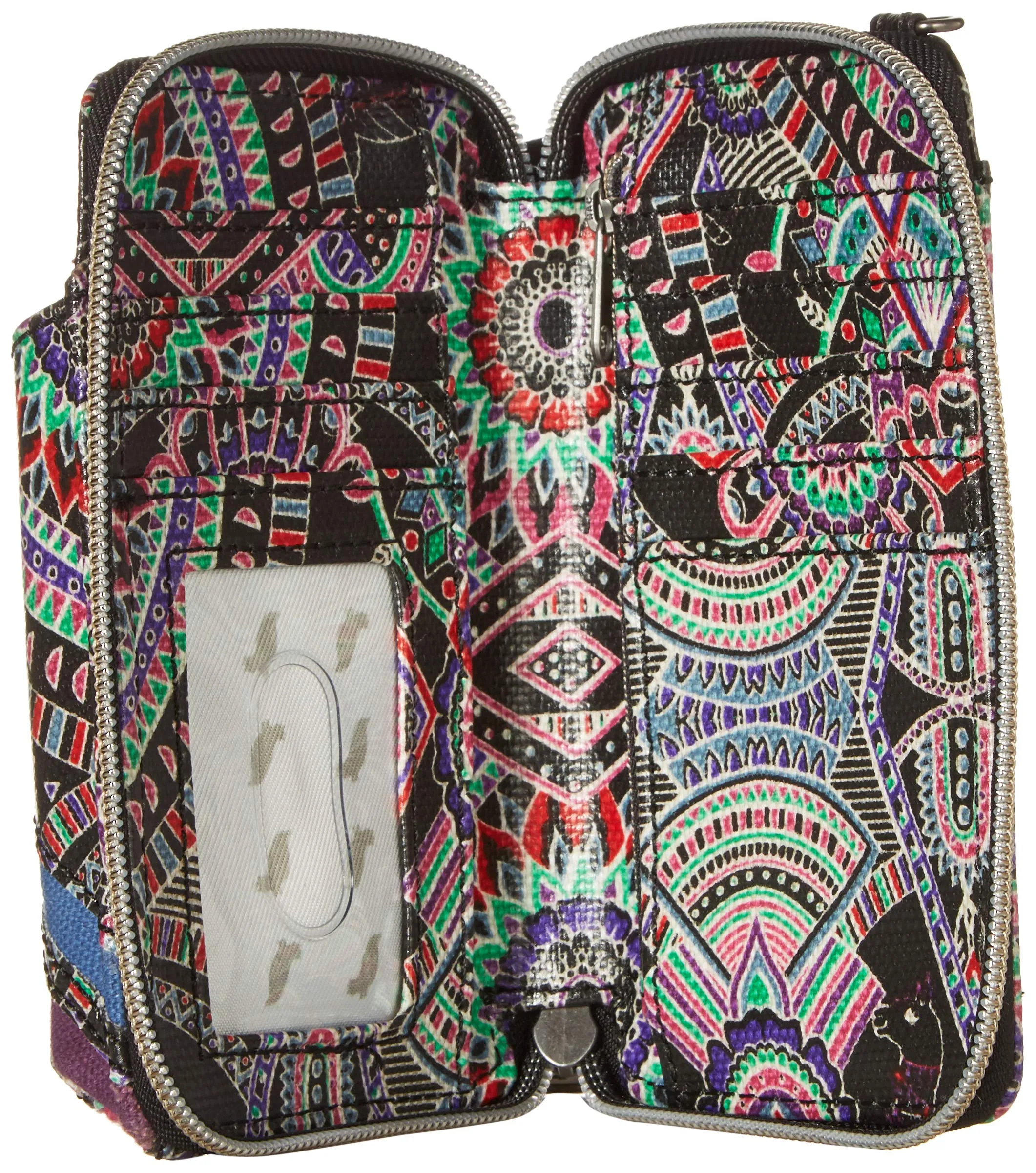 Sakroots Artist Circle Smartphone Wristlet Convertible Cross Body Bag