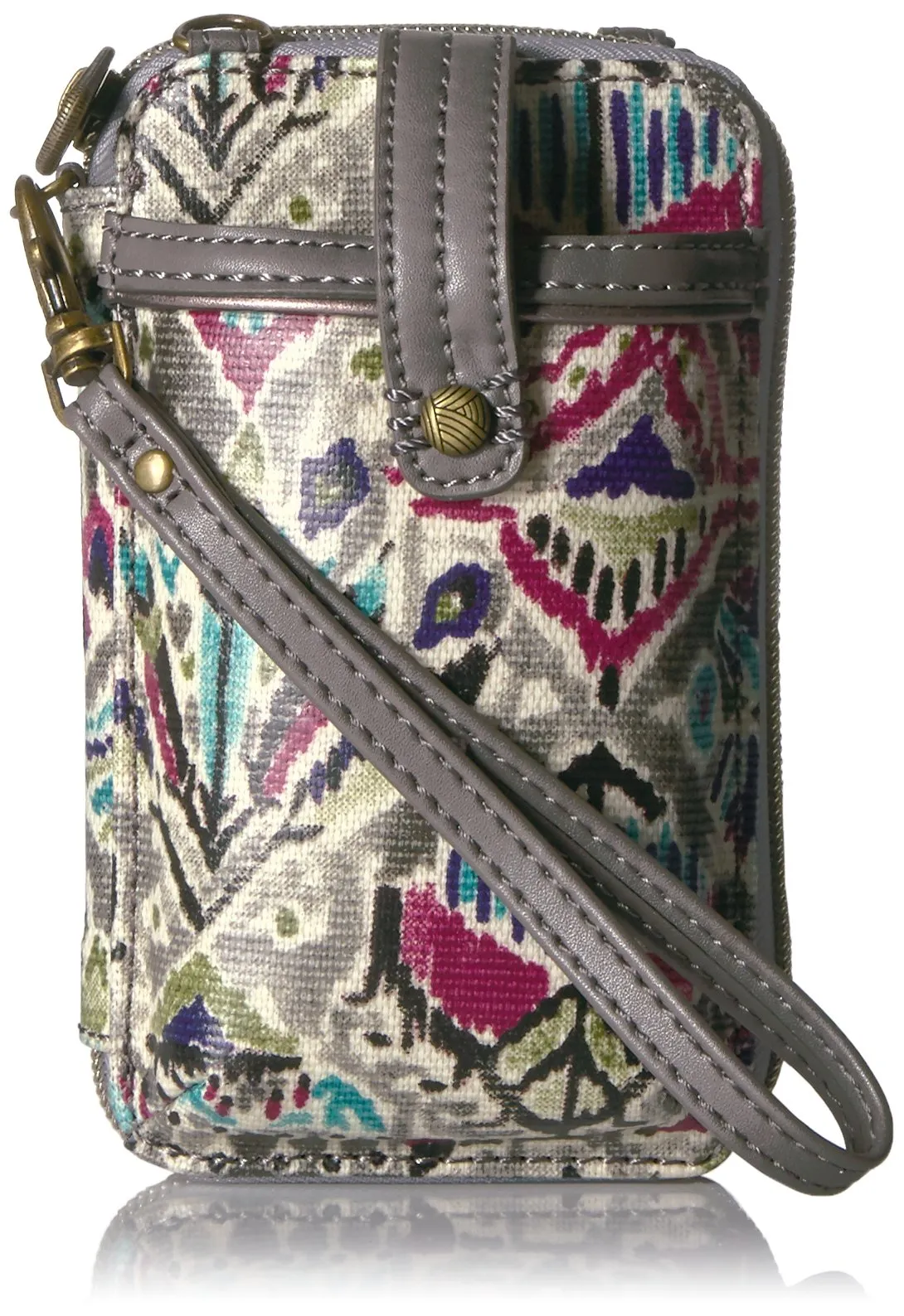 Sakroots Artist Circle Smartphone Wristlet Convertible Cross Body Bag