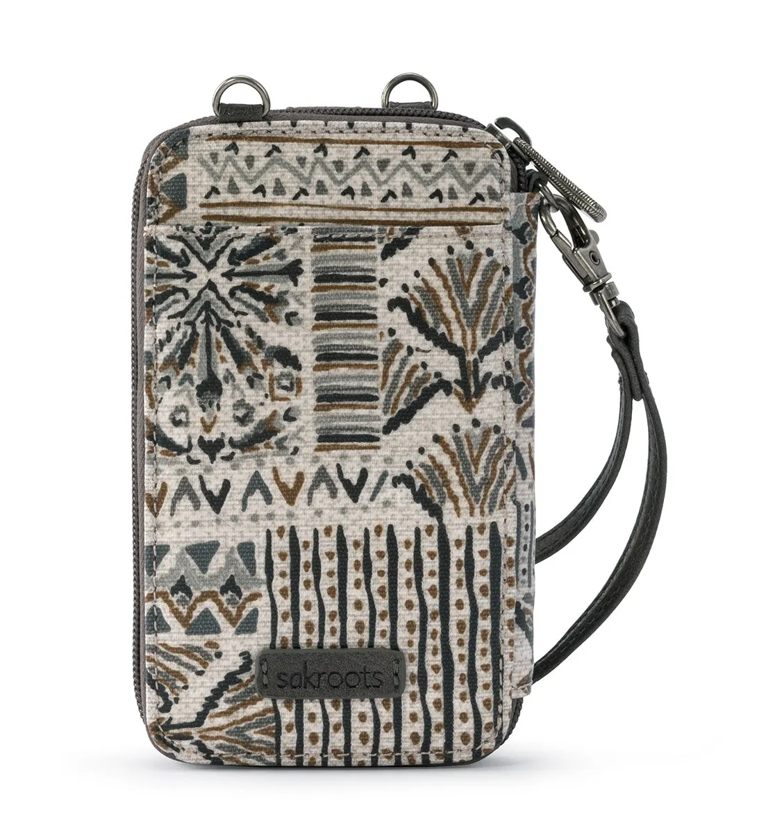 Sakroots Artist Circle Smartphone Wristlet Convertible Cross Body Bag