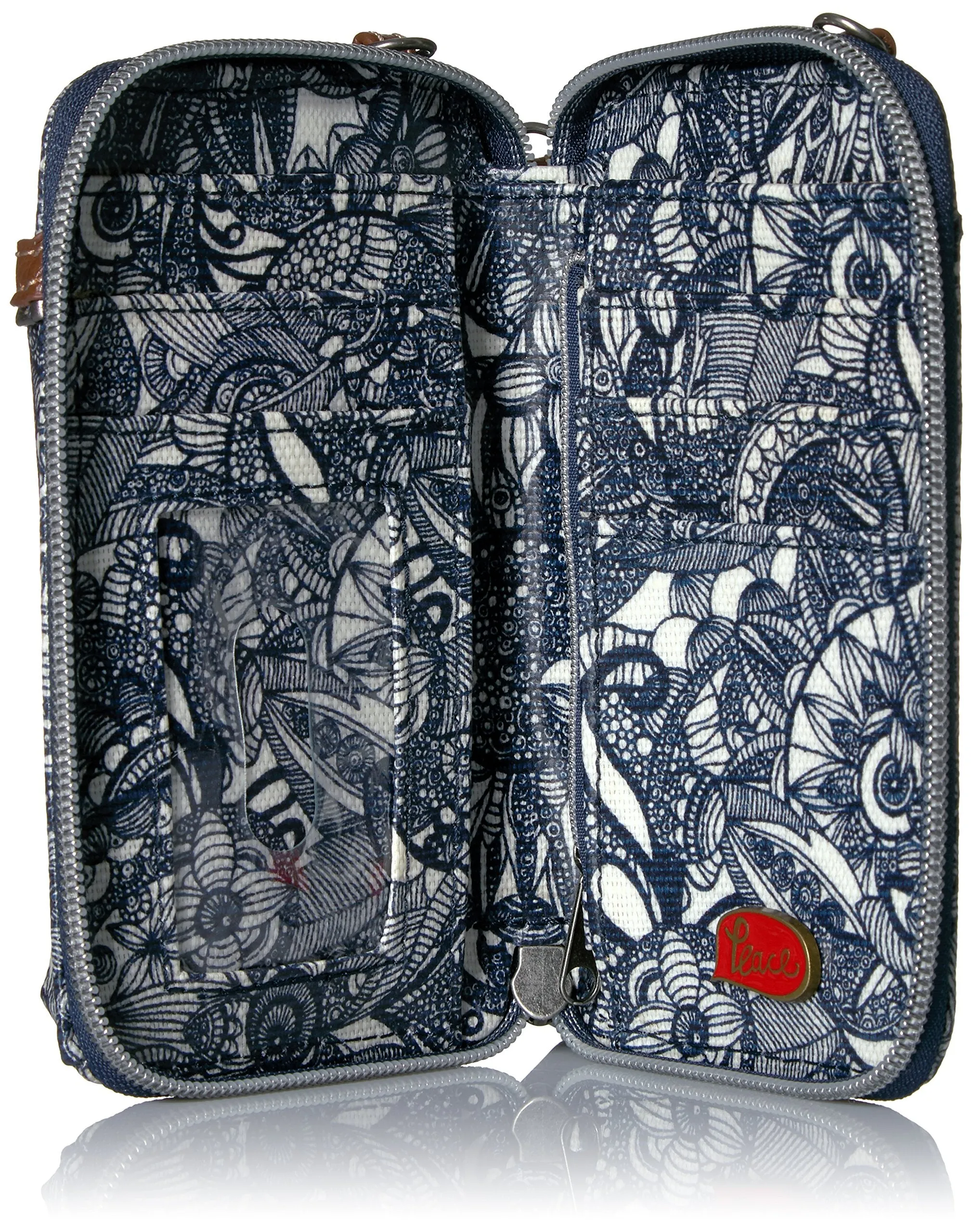 Sakroots Artist Circle Smartphone Wristlet Convertible Cross Body Bag
