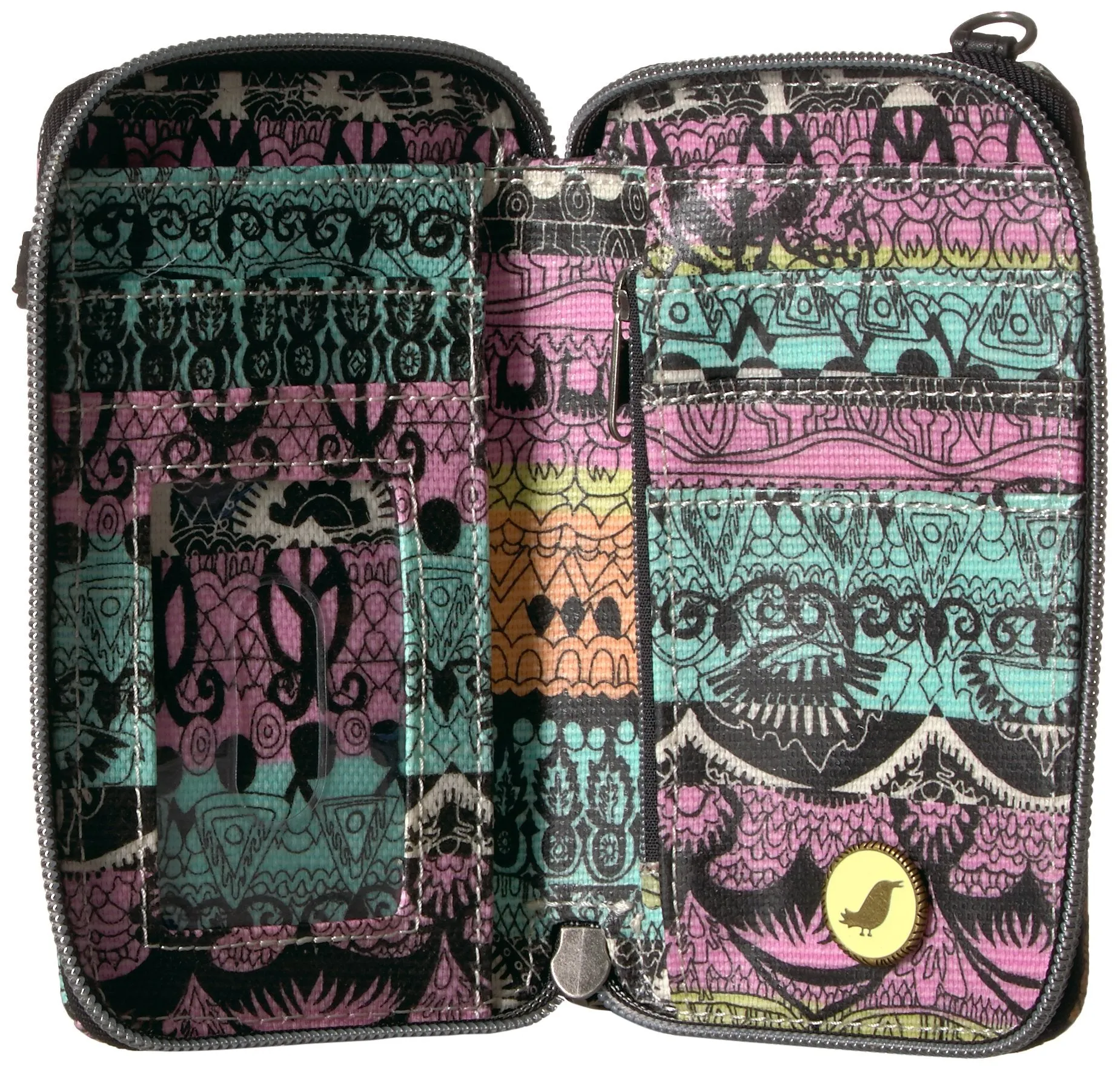 Sakroots Artist Circle Smartphone Wristlet Convertible Cross Body Bag