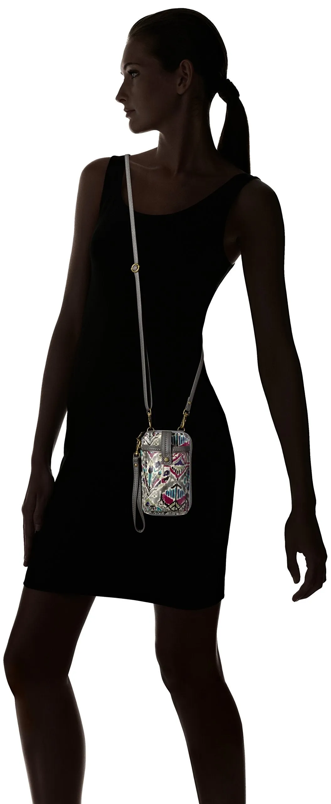 Sakroots Artist Circle Smartphone Wristlet Convertible Cross Body Bag