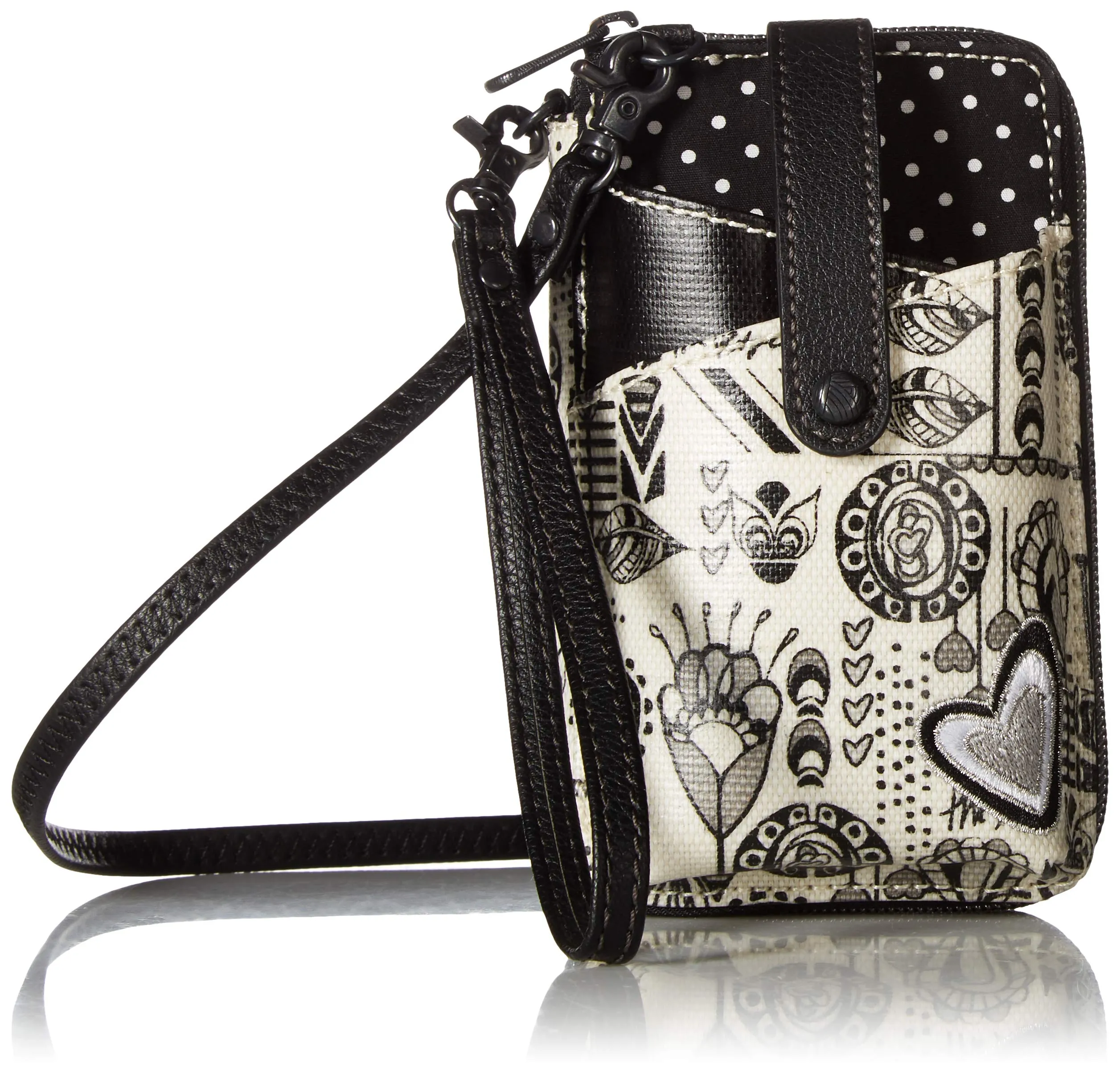 Sakroots Artist Circle Smartphone Wristlet Convertible Cross Body Bag