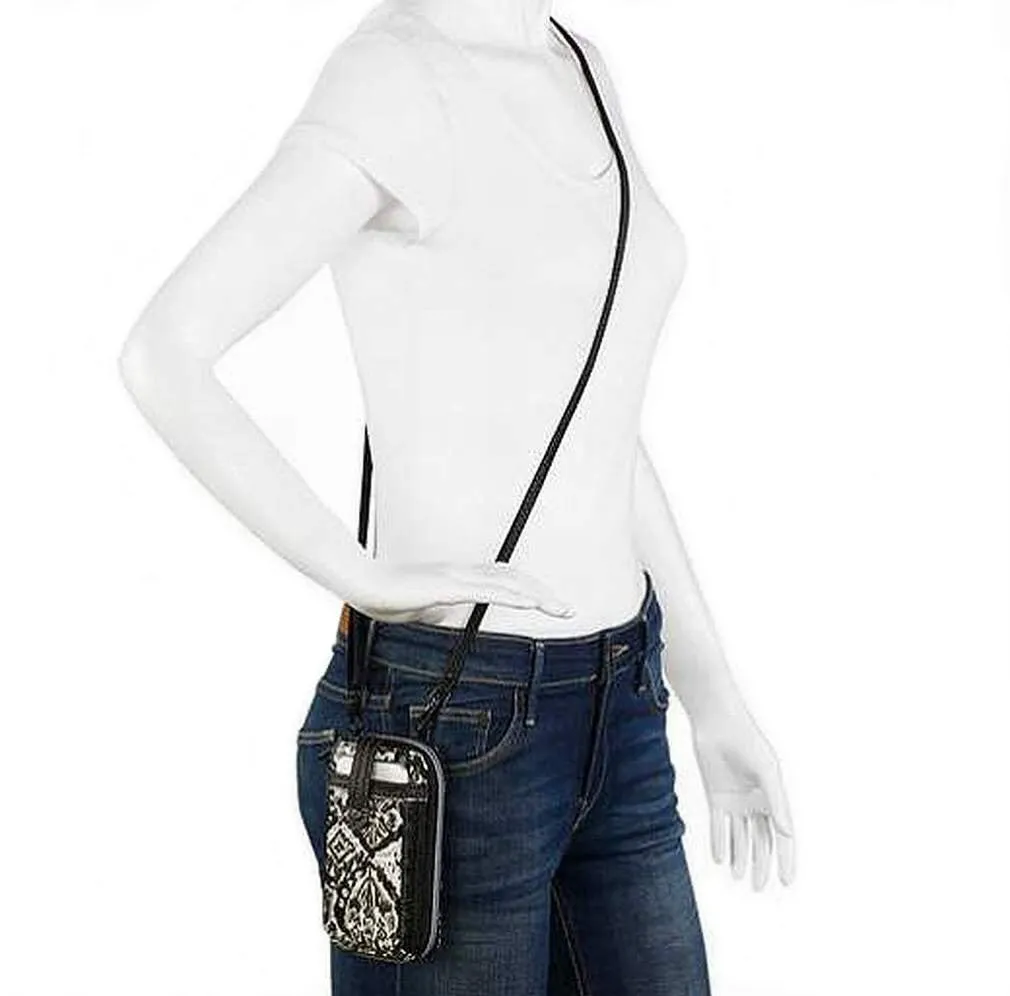 Sakroots Artist Circle Smartphone Wristlet Convertible Cross Body Bag