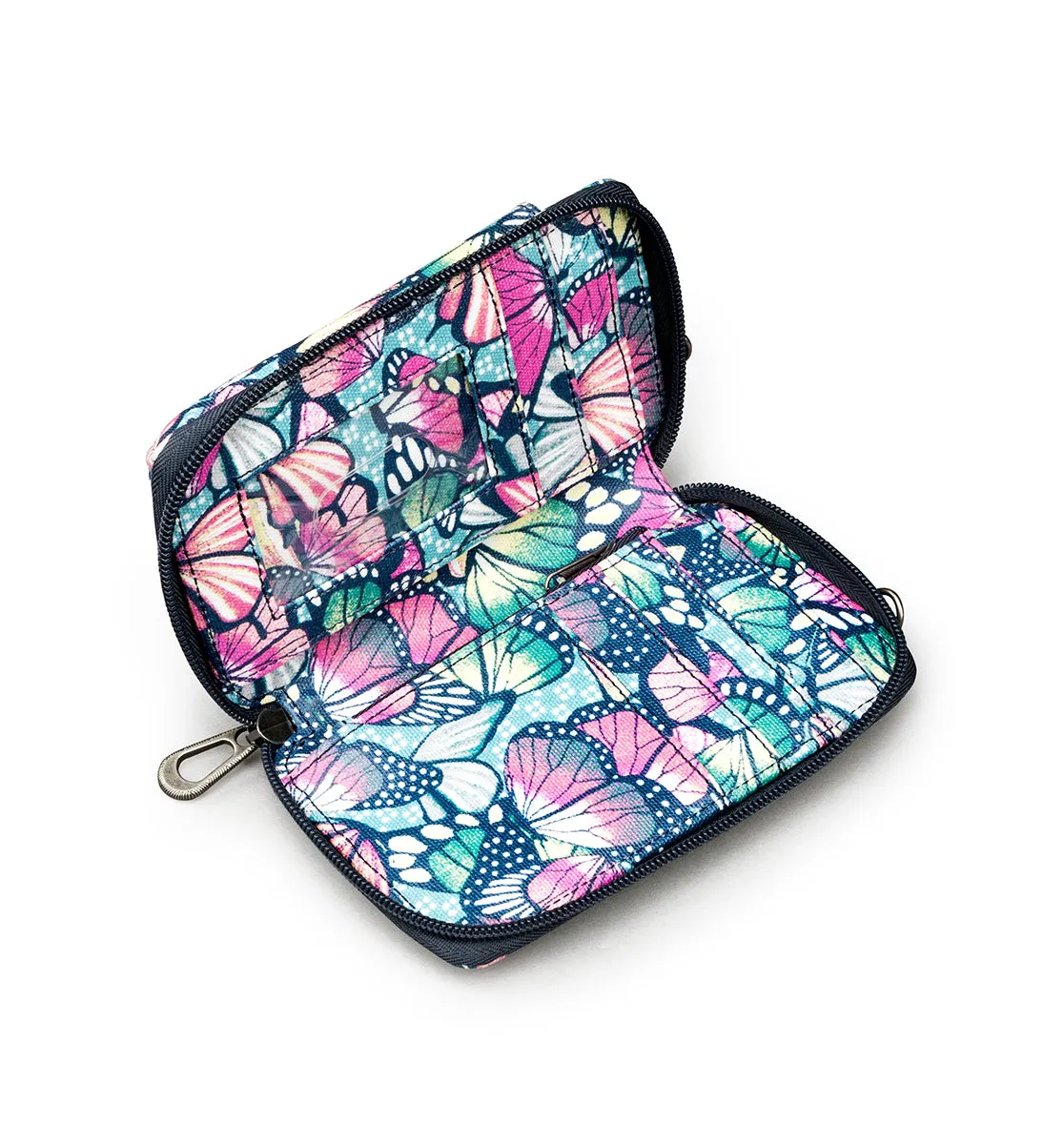 Sakroots Artist Circle Smartphone Wristlet Convertible Cross Body Bag
