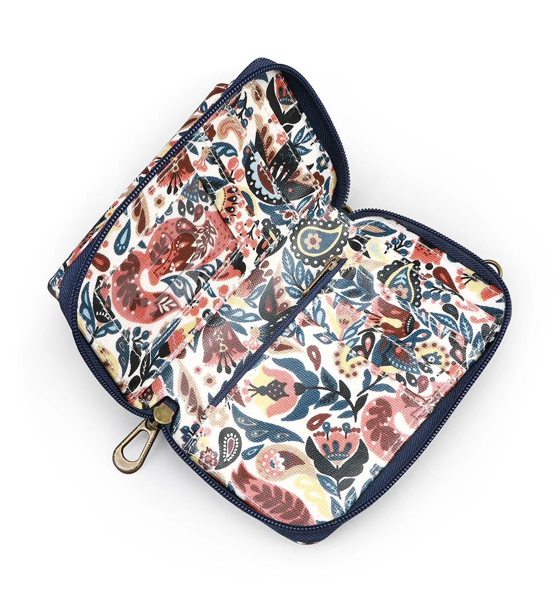 Sakroots Artist Circle Smartphone Wristlet Convertible Cross Body Bag