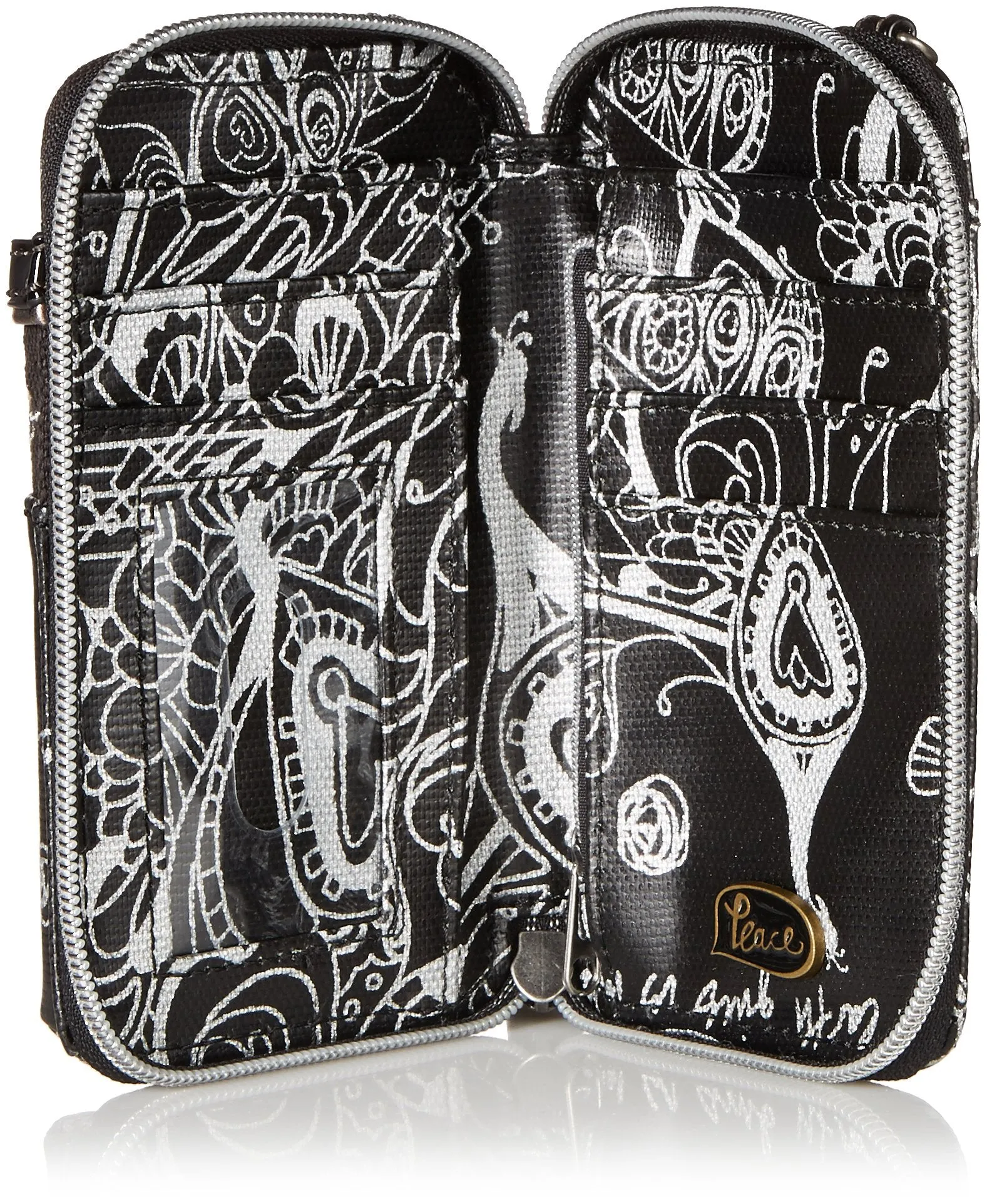 Sakroots Artist Circle Smartphone Wristlet Convertible Cross Body Bag
