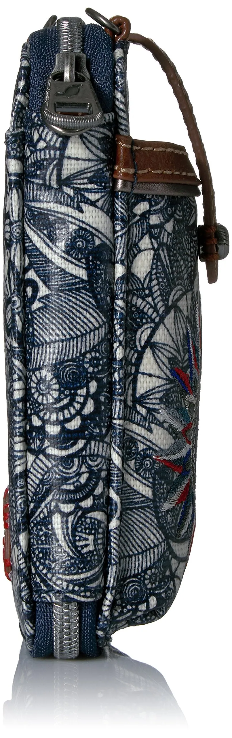 Sakroots Artist Circle Smartphone Wristlet Convertible Cross Body Bag