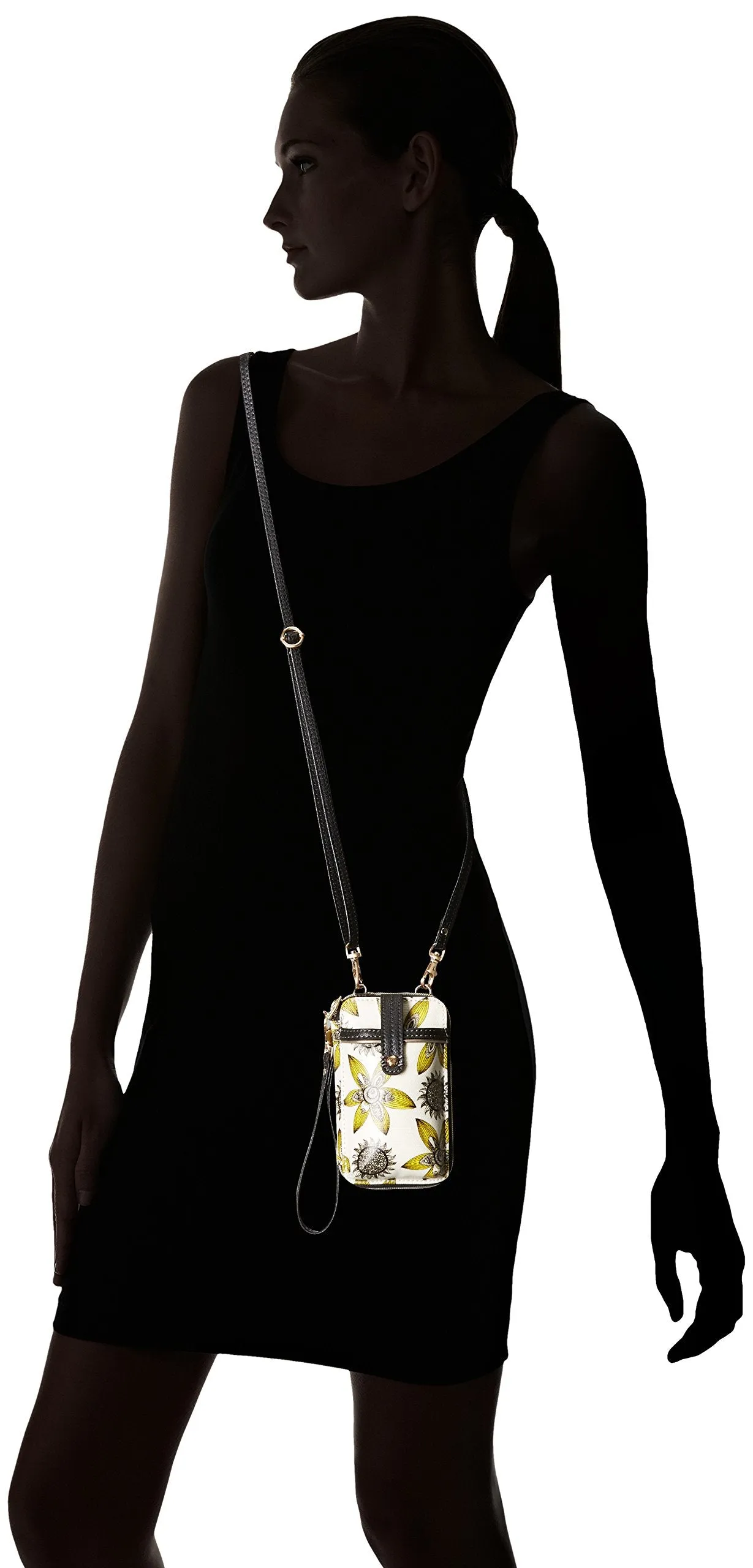 Sakroots Artist Circle Smartphone Wristlet Convertible Cross Body Bag
