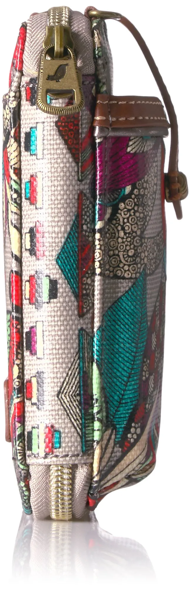 Sakroots Artist Circle Smartphone Wristlet Convertible Cross Body Bag