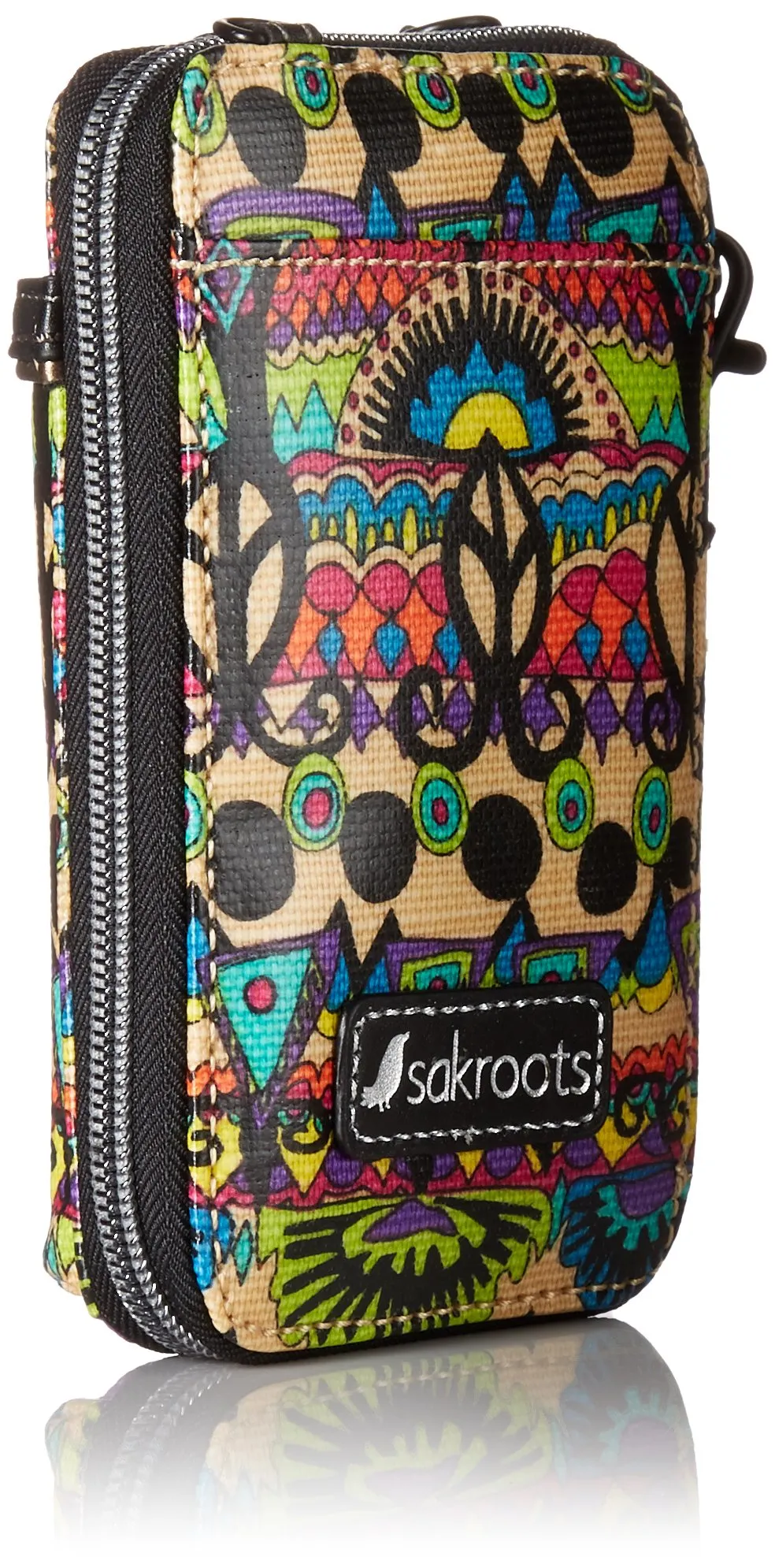 Sakroots Artist Circle Smartphone Wristlet Convertible Cross Body Bag