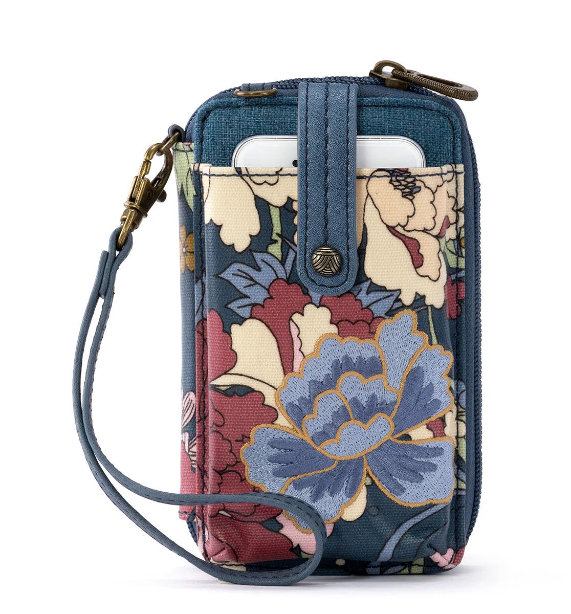Sakroots Artist Circle Smartphone Wristlet Convertible Cross Body Bag