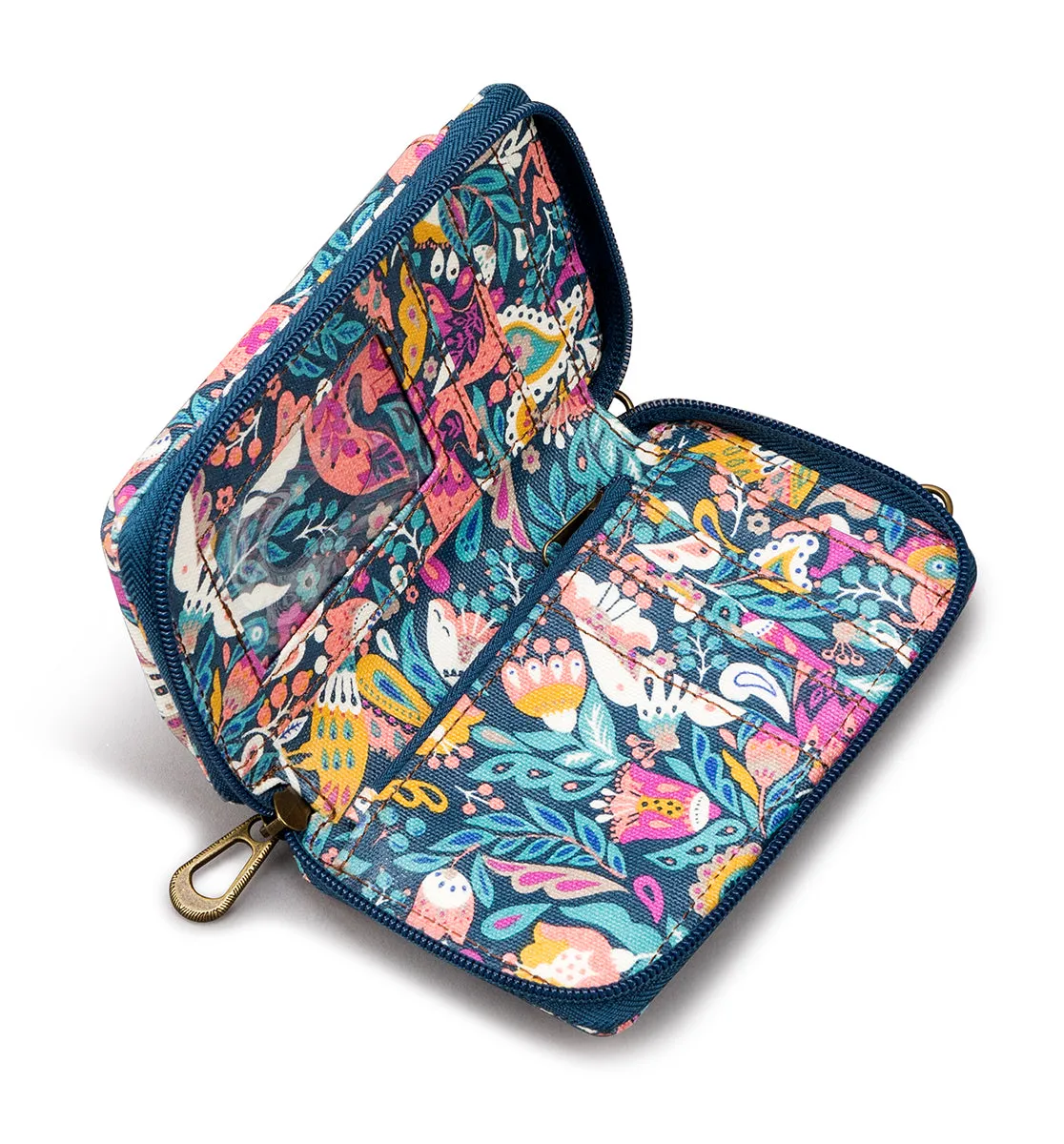 Sakroots Artist Circle Smartphone Wristlet Convertible Cross Body Bag